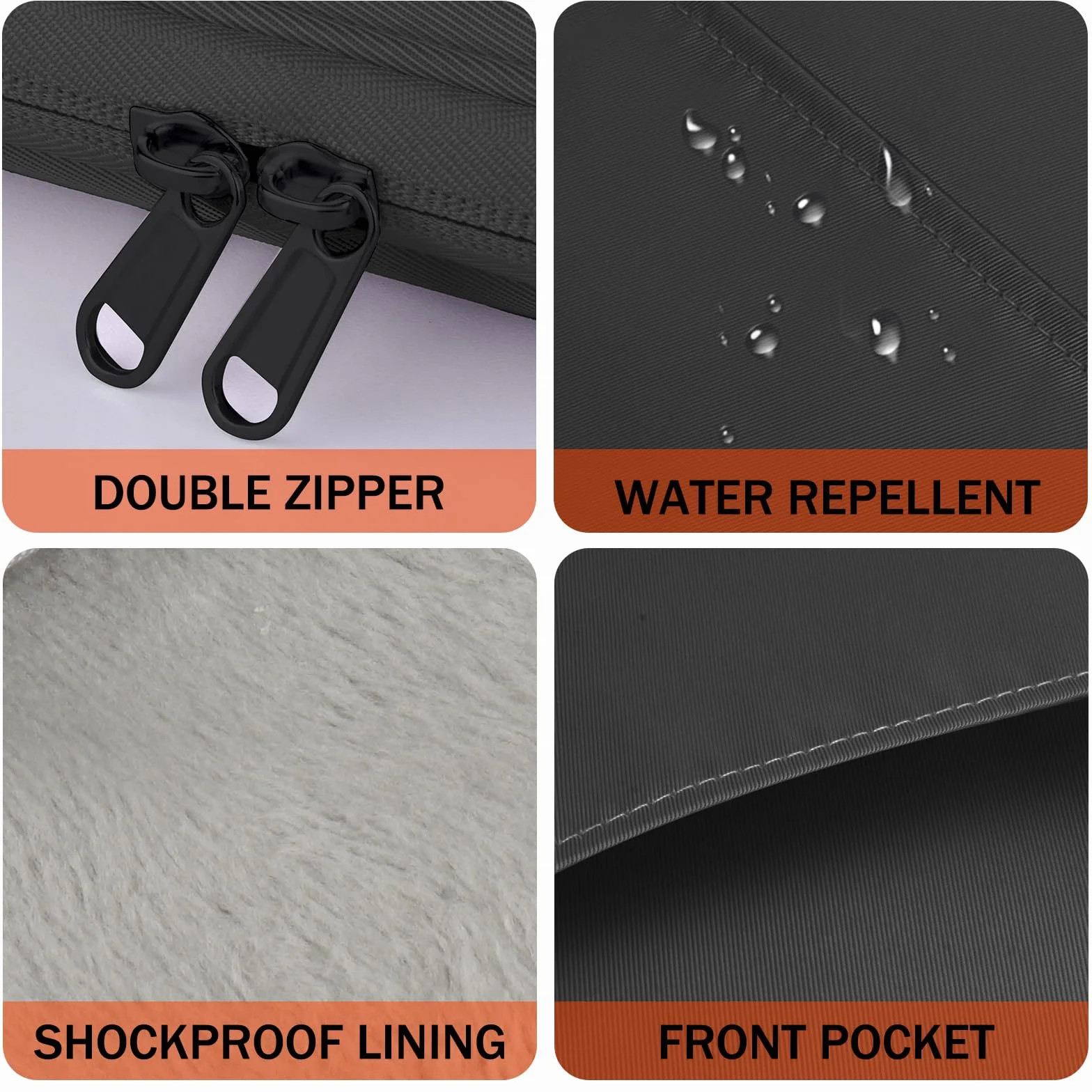 Custodia universale per Kindle Paperwhite/Colorsoft 2024 7", Anti-Drop Protective Sleeve Case, Nero