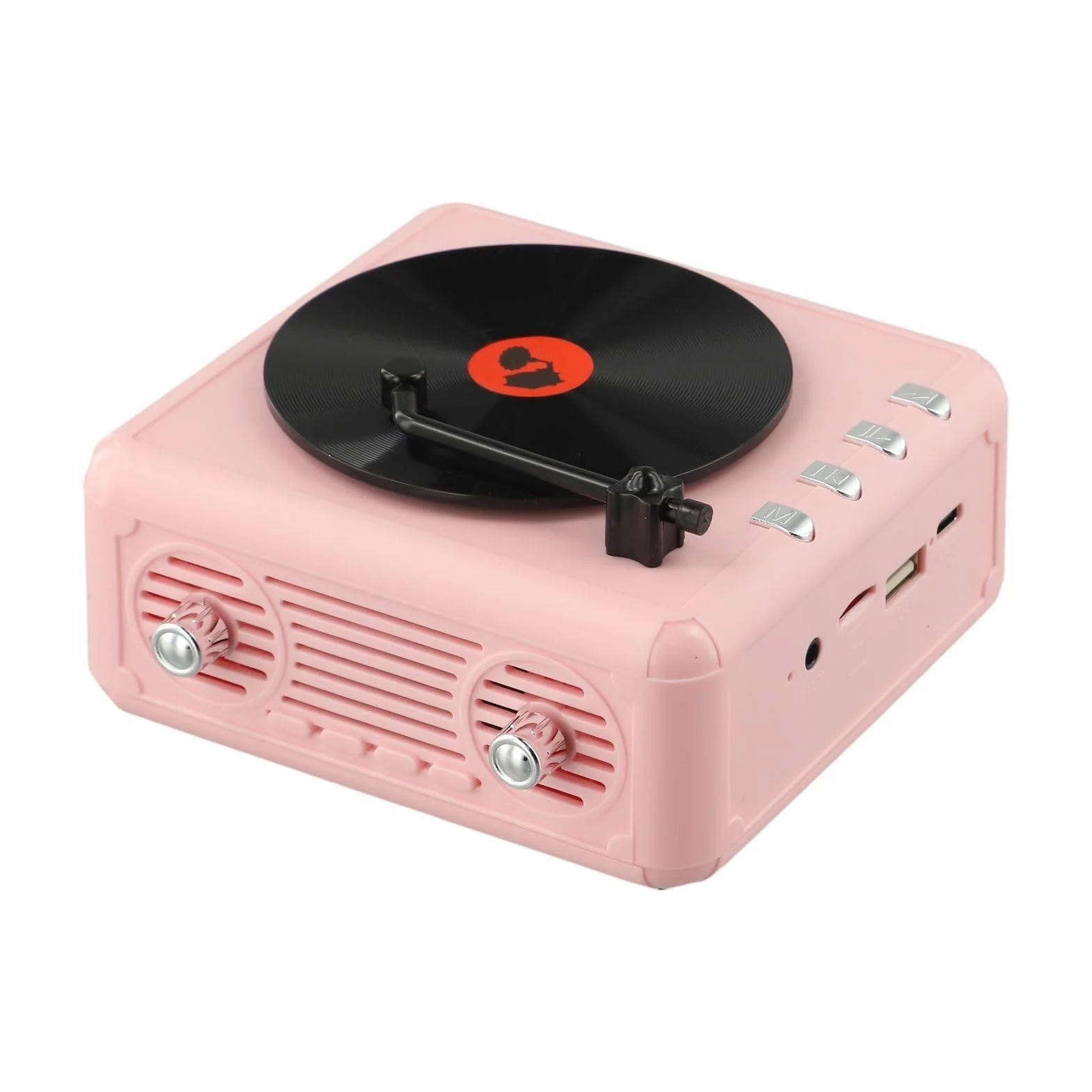 Radio FM portatile lettore CD rétro Bluetooth altoparlante incorporato stereo 5W 800mAh