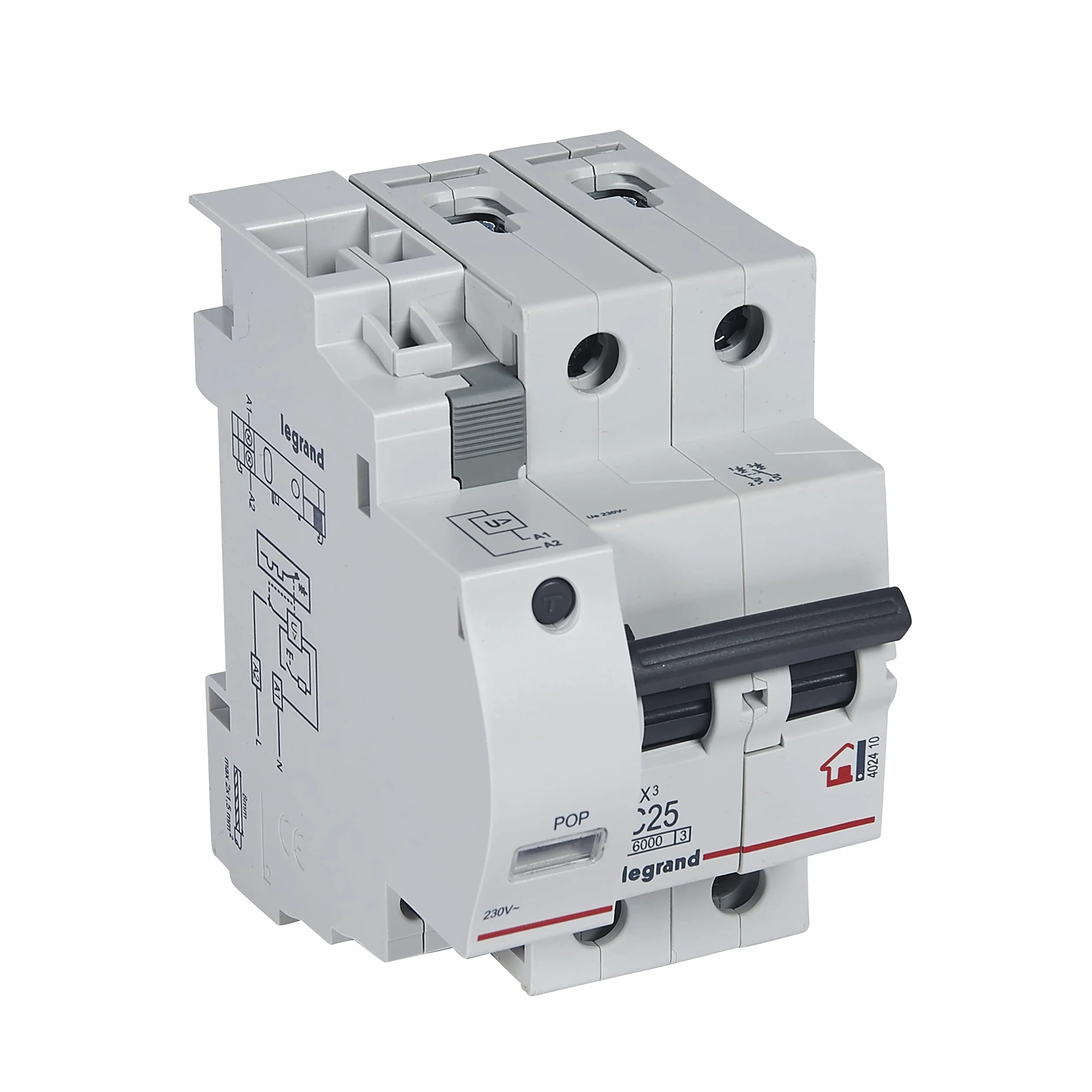 LEGRAND 402410E Dispositivo di protezione contro le sovratensioni permanenti 2P 25A