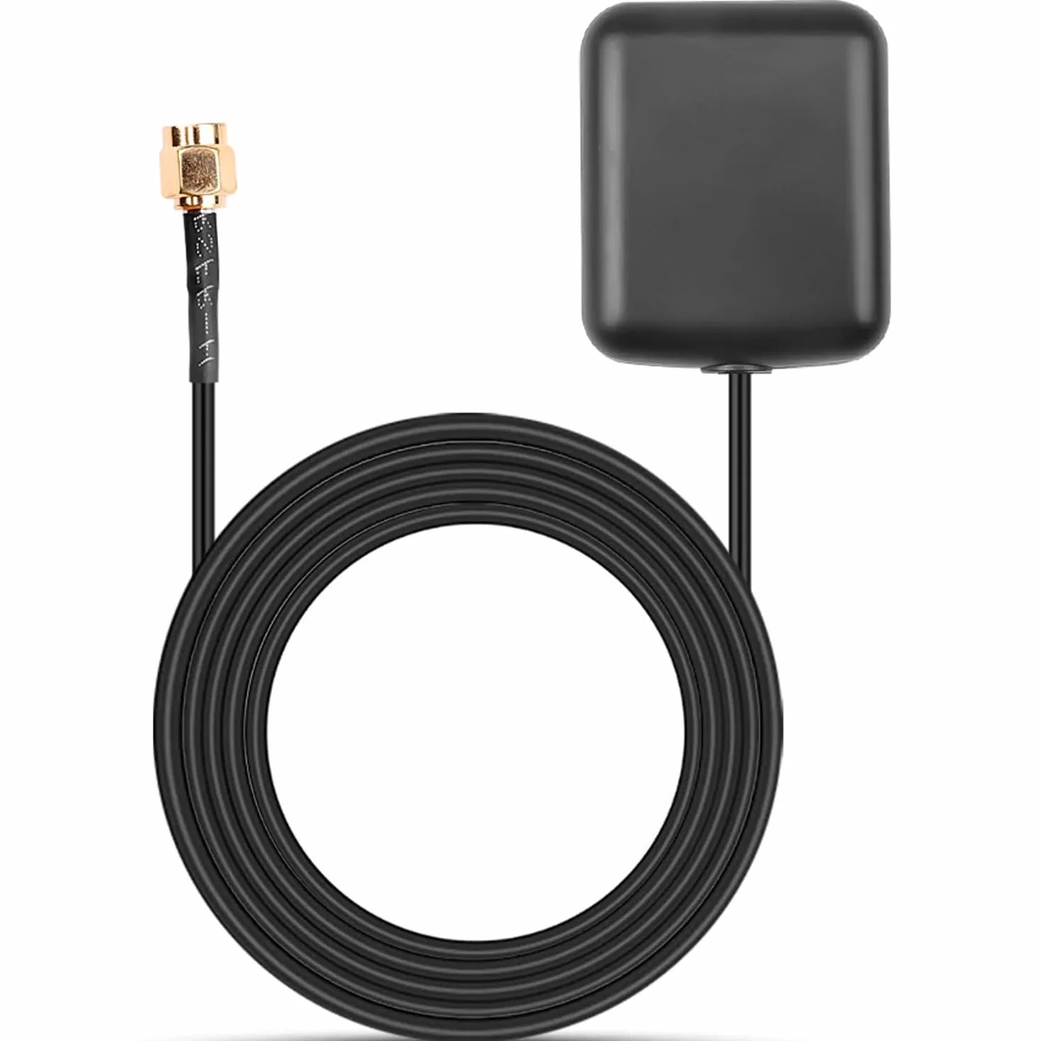 Greluma Antenna GPS Attiva Impermeabile 4m SMA Maschio per Veicoli
