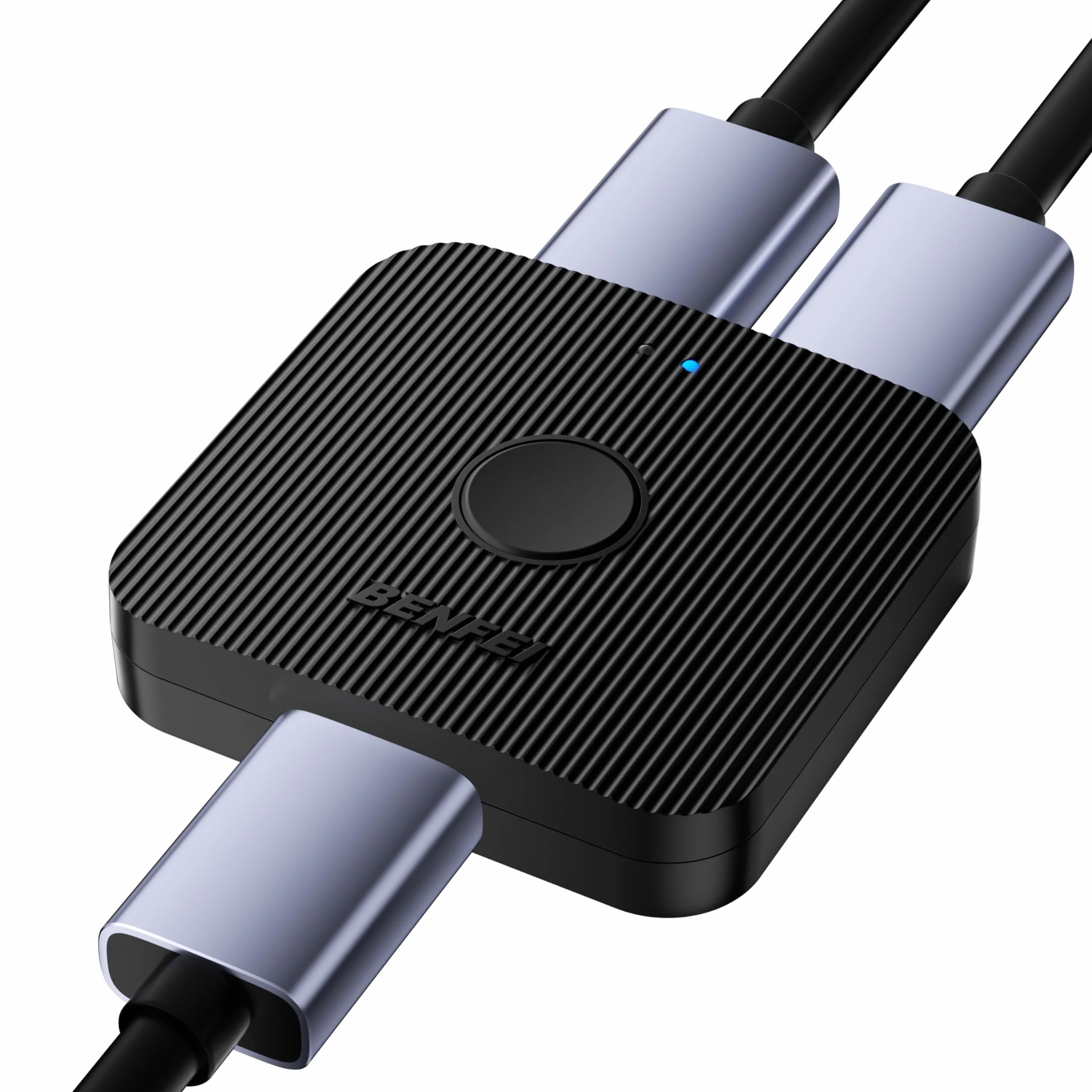 BENFEI Commutatore HDMI 4K, 2 Ingressi 1 Uscita, Supporta 4K 3D HD 1080P per Firestick Xbox PS4 Roku HDTV