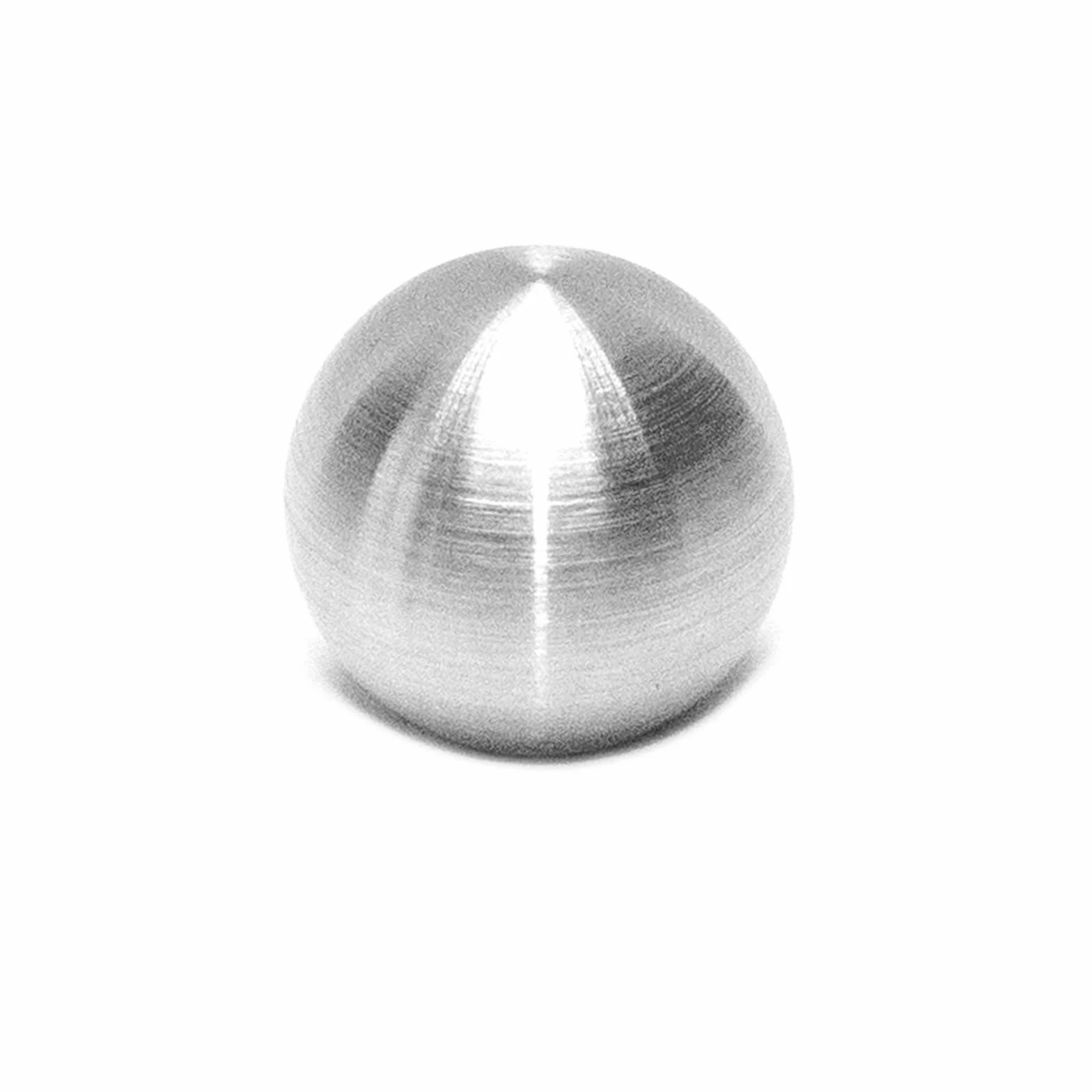PRIOstahl Sfera decorativa a sfera in acciaio inox, 10 sfere di diametro 20 mm, con foro cieco da 10 mm, per ringhiere, asta rotonda per balcone, scale, pali in acciaio inox V2A