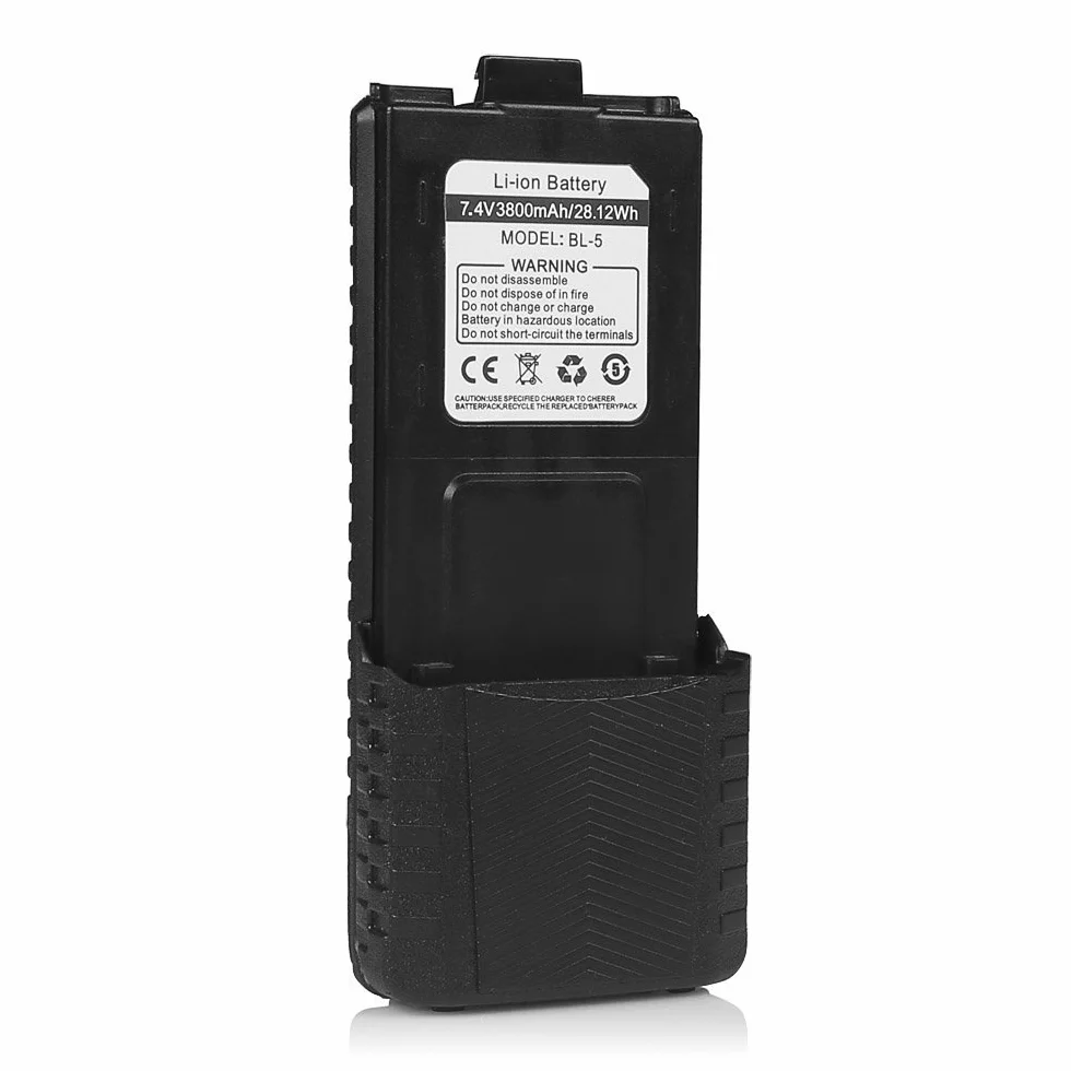 Baofeng BL-5 3800mAh Batteria per UV-5R Walkie Talkie Dual-band Radio