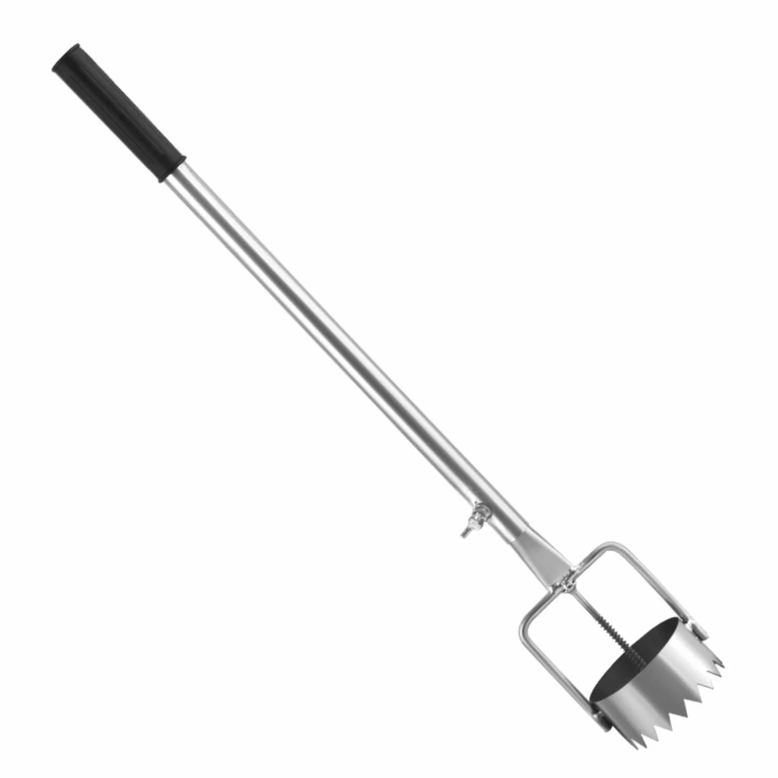 Foratrice per bulbi e pacciamatura, in acciaio inox, regolabile, strumento per la rimozione delle zolle, per piantare serre, cura del prato e lavori in giardino,Perforatrice per pellicole di plastica,