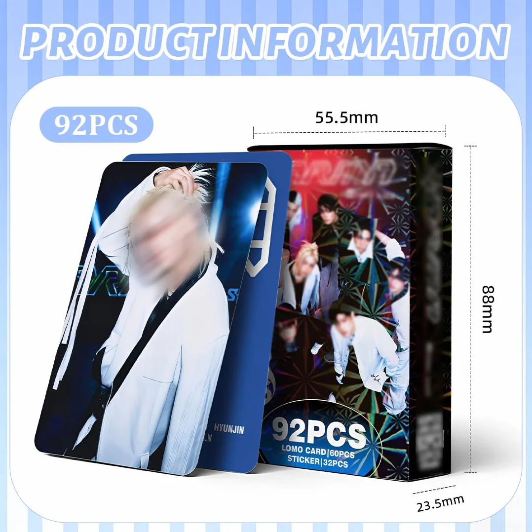 92 Pezzi KP0P Stray SKZOO Kids Photocards Lomo Carte Album per Fan