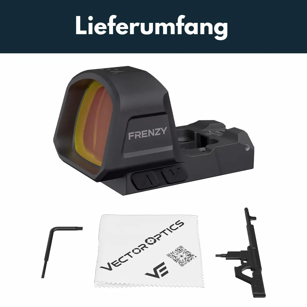 Vector Optics Frenzy SCRD-79 1x26x32 6MOA Red Dot Sight per Sport, Airsoft e Caccia
