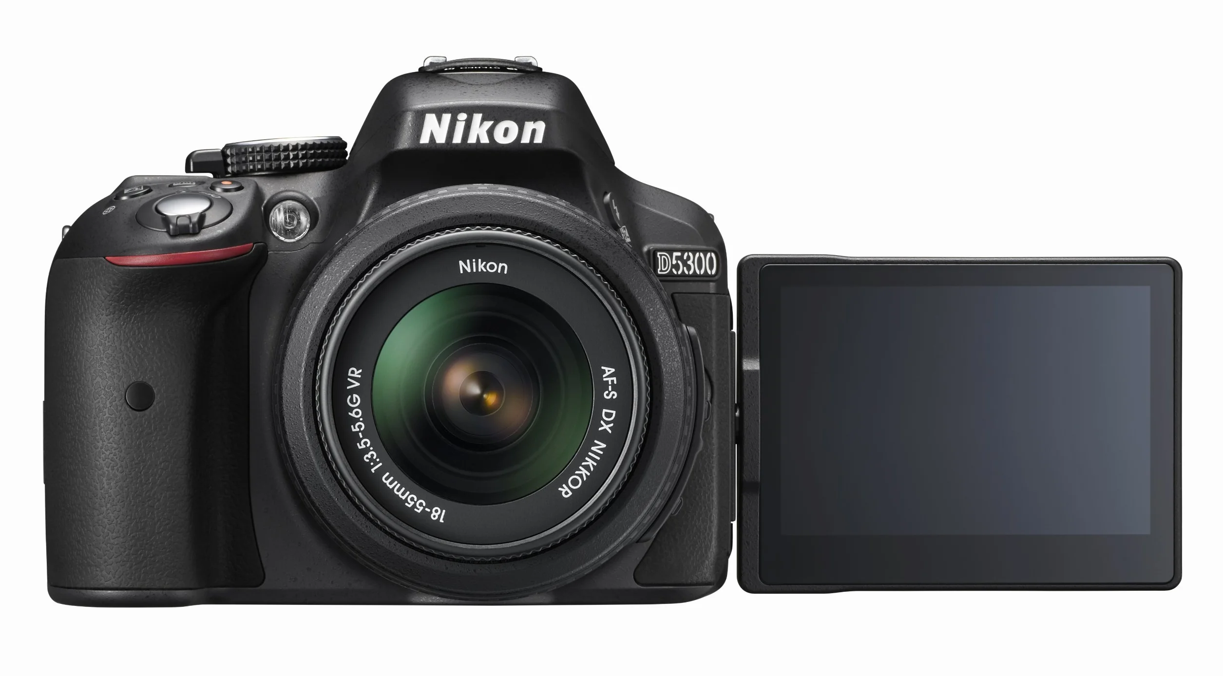 Nikon D5300 Fotocamera DSLR 18-55mm VR Kit 24.2MP LCD 3.2" Wi-Fi GPS Ricondizionato