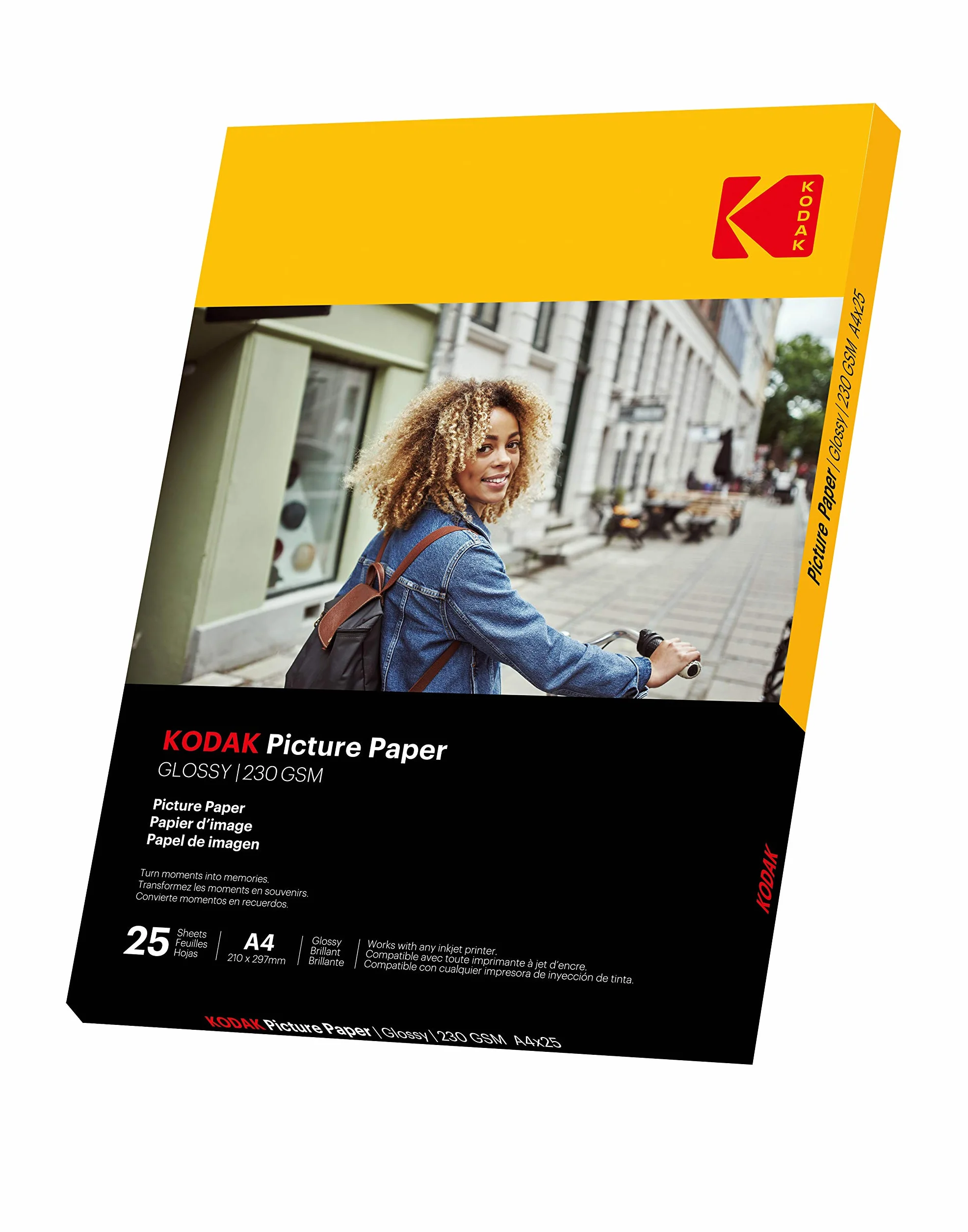 KODAK Picture Paper Carta Fotografica Lucida A4 230g/m² 25 Fogli