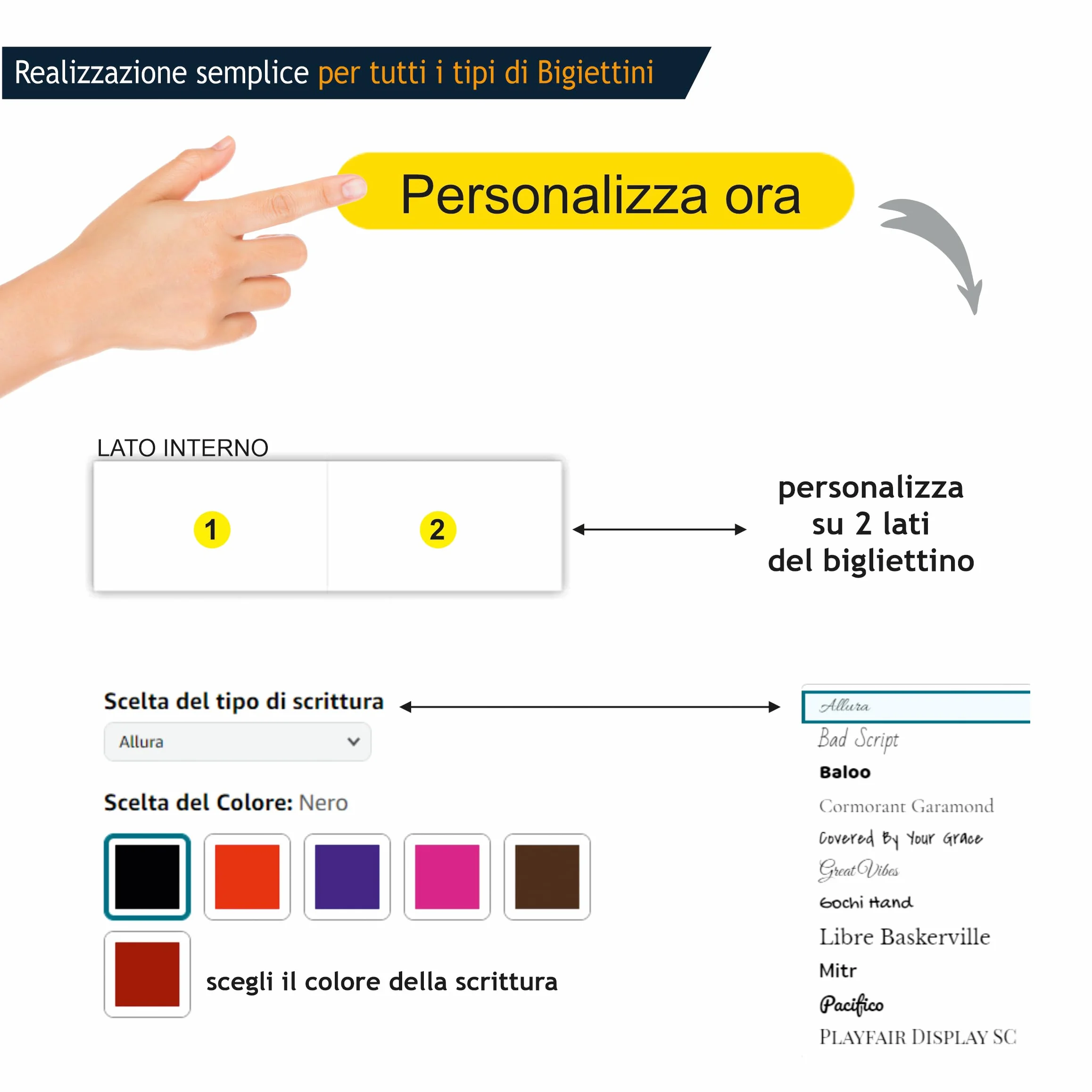 Mr Pubblicità Bigliettini Bomboniera Laurea personalizzati 60 sztuk STAMPA INCLUSA 2 lati rosso2