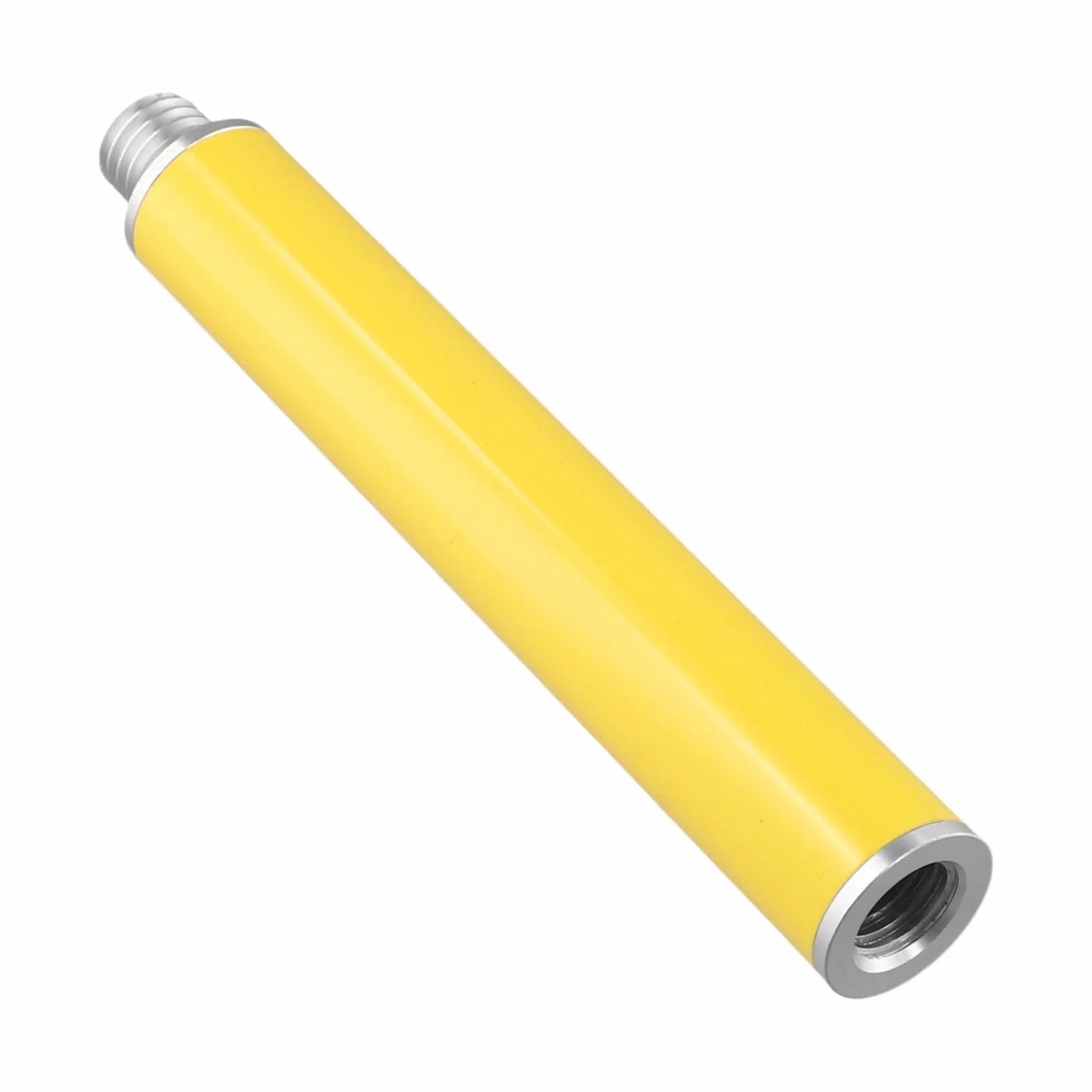Estensione per palo GPS 25 mm antenna GNSS filettatura 5/8 asta lega alluminio sezione gialla 15 cm