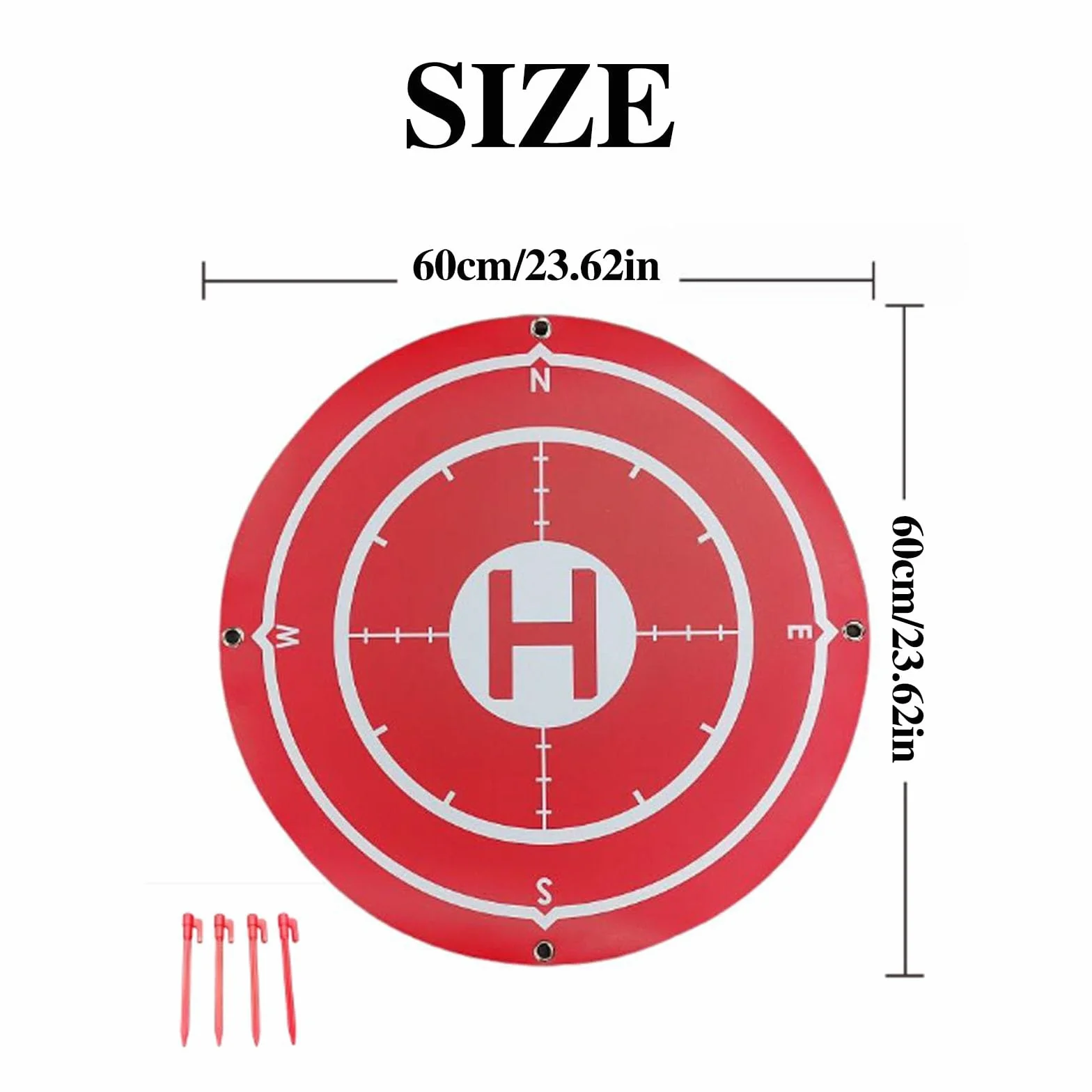 Pieghevole Portatile Helipad Universale per Droni Tappeto di Atterraggio