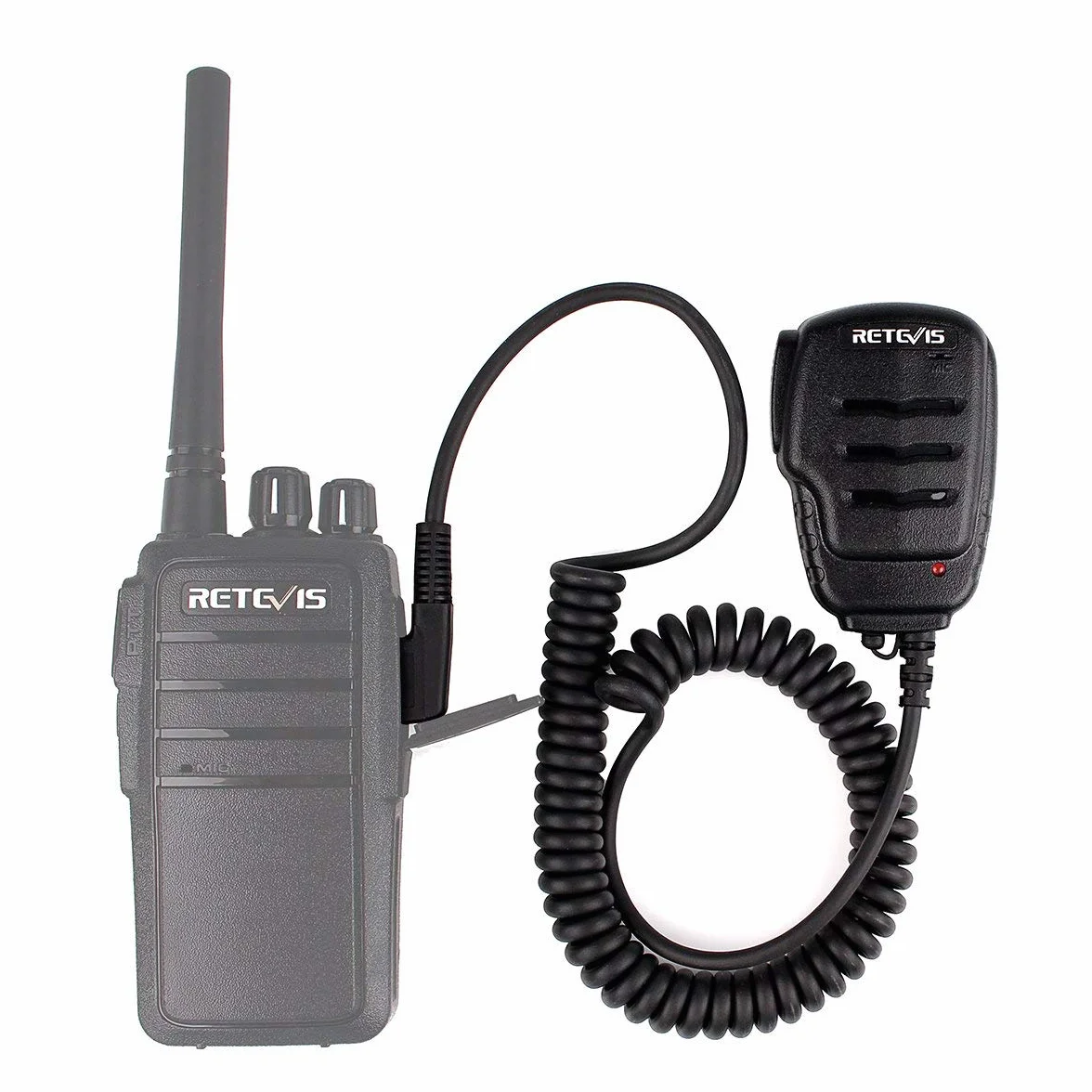 Retevis RS111 Altoparlante Microfono 2 Pin per Walkie Talkie RT24 RT22 RT27 RT3S RT5 Kenwood BAOFENG UV-5R BF-888S TYT