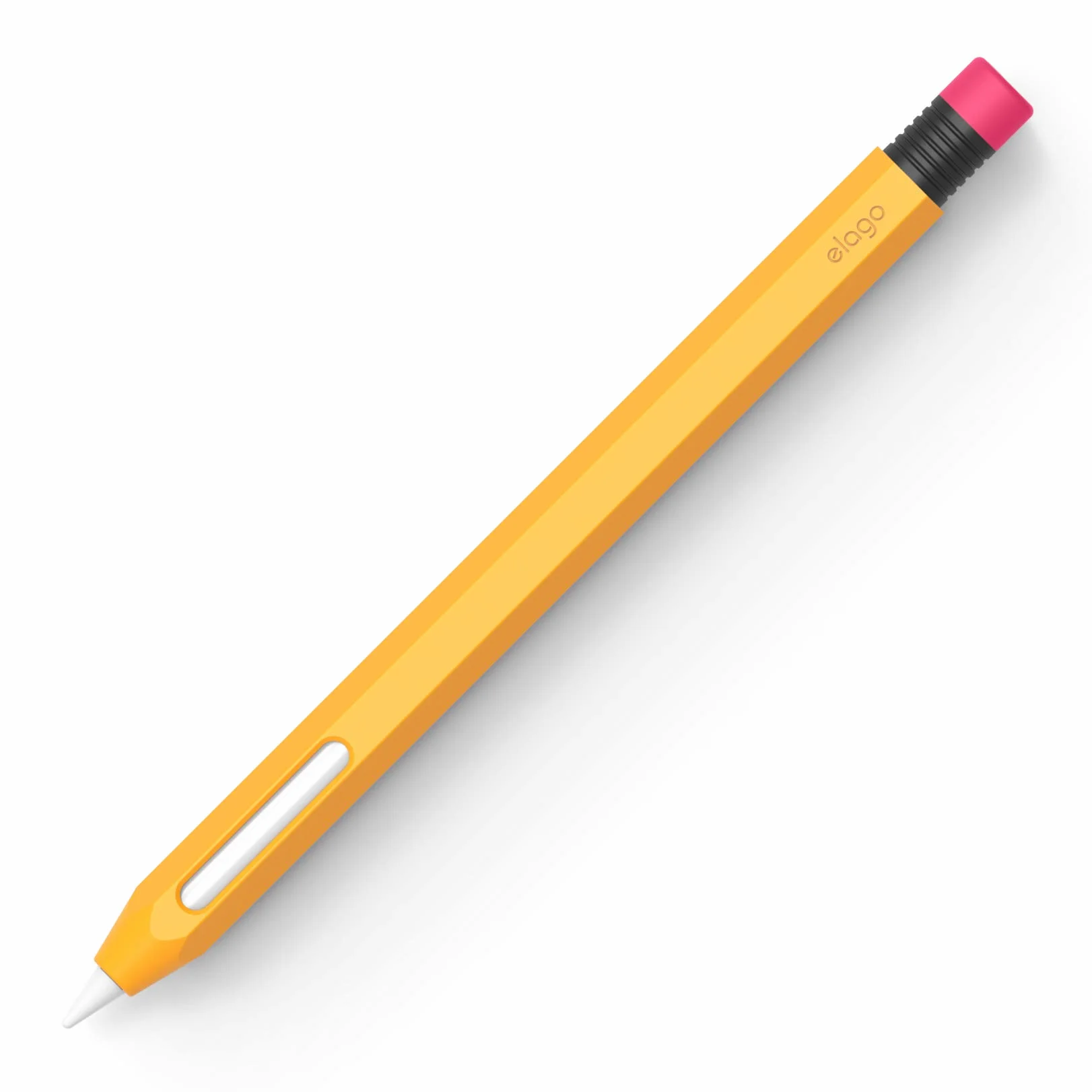 elago Custodia Classica in Silicone Compatibile con Apple Pencil Pro e 2ª generazione - Ricarica Magnetica e Doppia Pressione