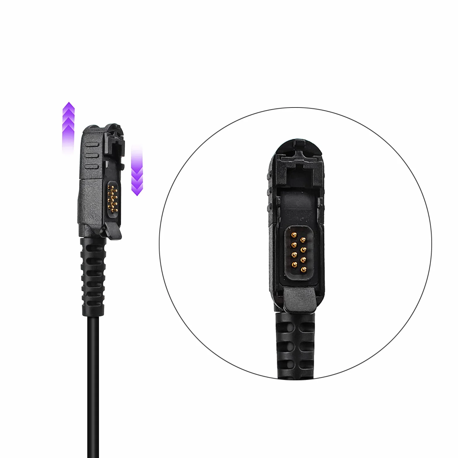 Motorola DP2000 DP2400 DP2600 DP3441 DEP550 XPR3300 MTP3250 XiR P6600 HYS Microfono altoparlante remoto a spalla con jack 3,5 mm