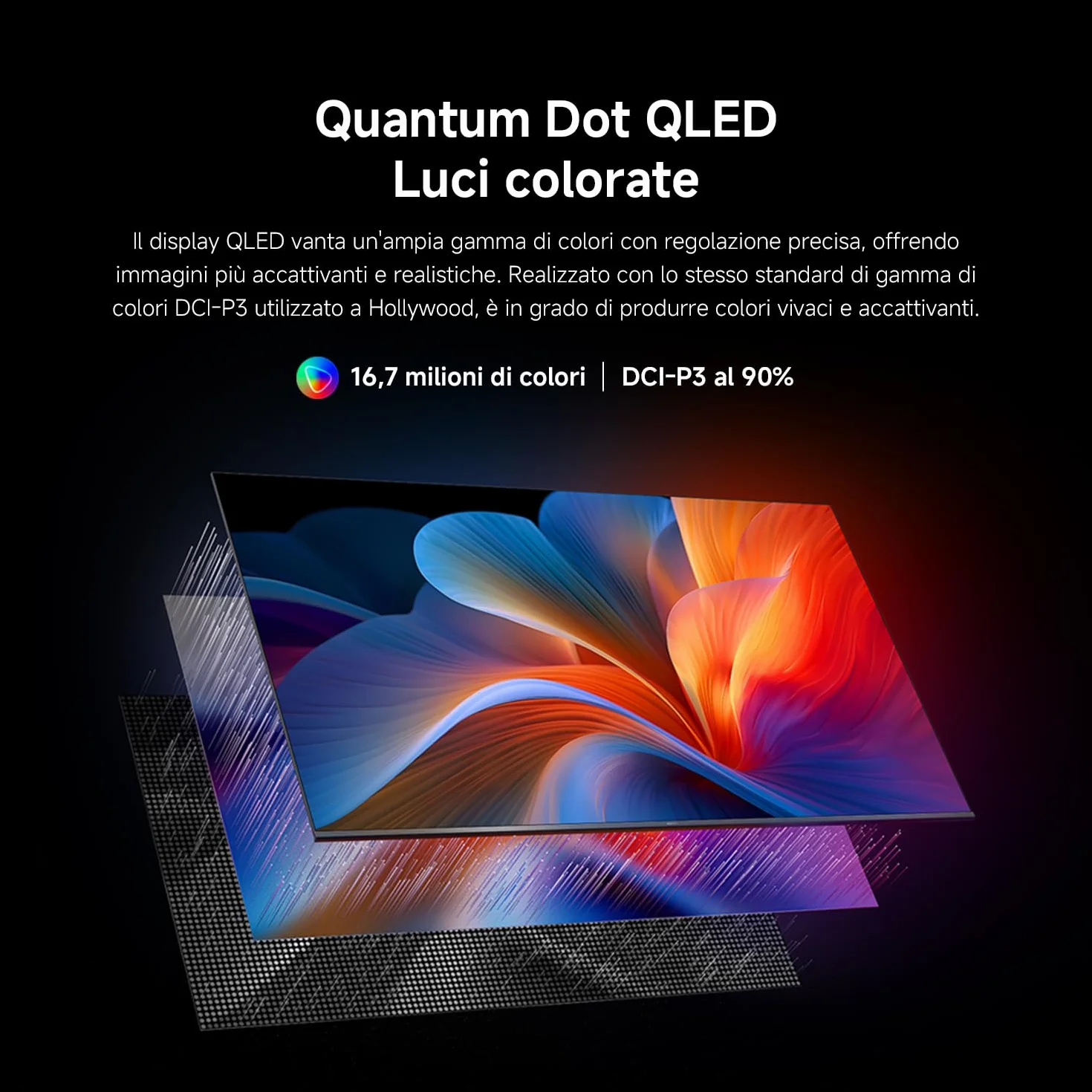 Xiaomi TV A Pro 32 32 cali (81 cm) QLED Smart TV Google TV Triple Tuner Dolby Audio DTS