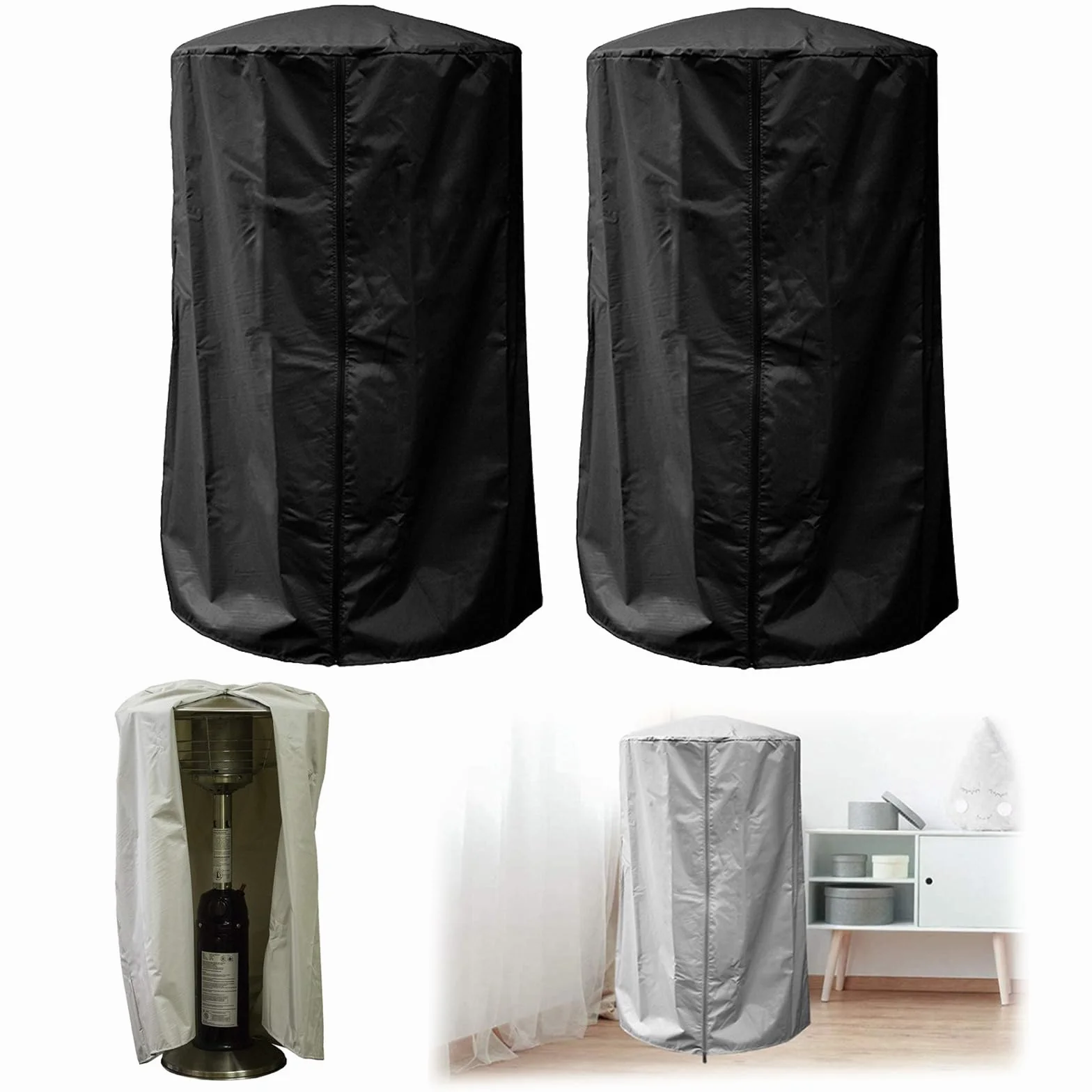 2pcs Copertura Antipolvere Impermeabile e Resistente al Sole, Copri Caldaia per Esterni, copricaldaia da Esterno coibentato, copricaldaia da Esterno,Copri Caldaia per Esterni