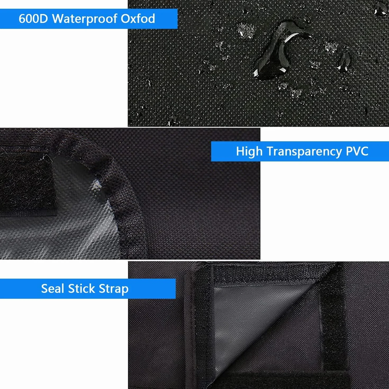 MaxAwe copertura per TV da esterni 118 x 74 x 14 cm resistente alle intemperie nero
