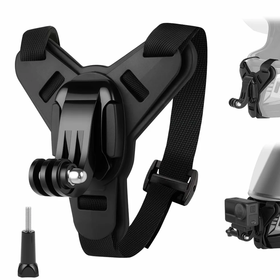 Fascia da Testa per Action Cam, Supporto Imbracatura per GoPro Hero 13-5, DJI Action 5 Pro e Altre Action Camera