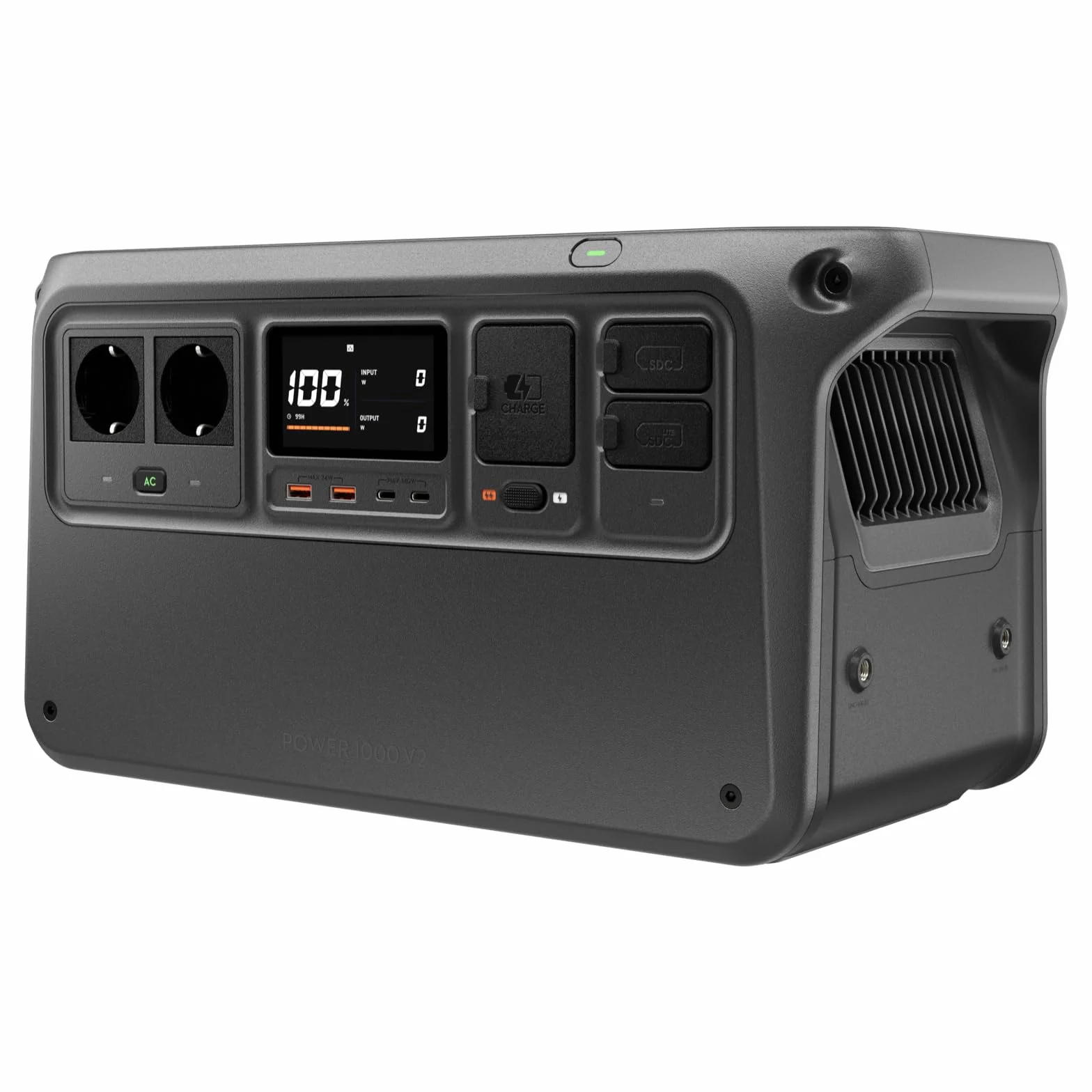 DJI Power 1000 V2 generatore di corrente portatile, centrale elettrica portatile, batteria LFP da 1024 Wh, uscita stabile da 2600 W, ricarica 0-80% in 37 min,power station per casa, camper off-grid