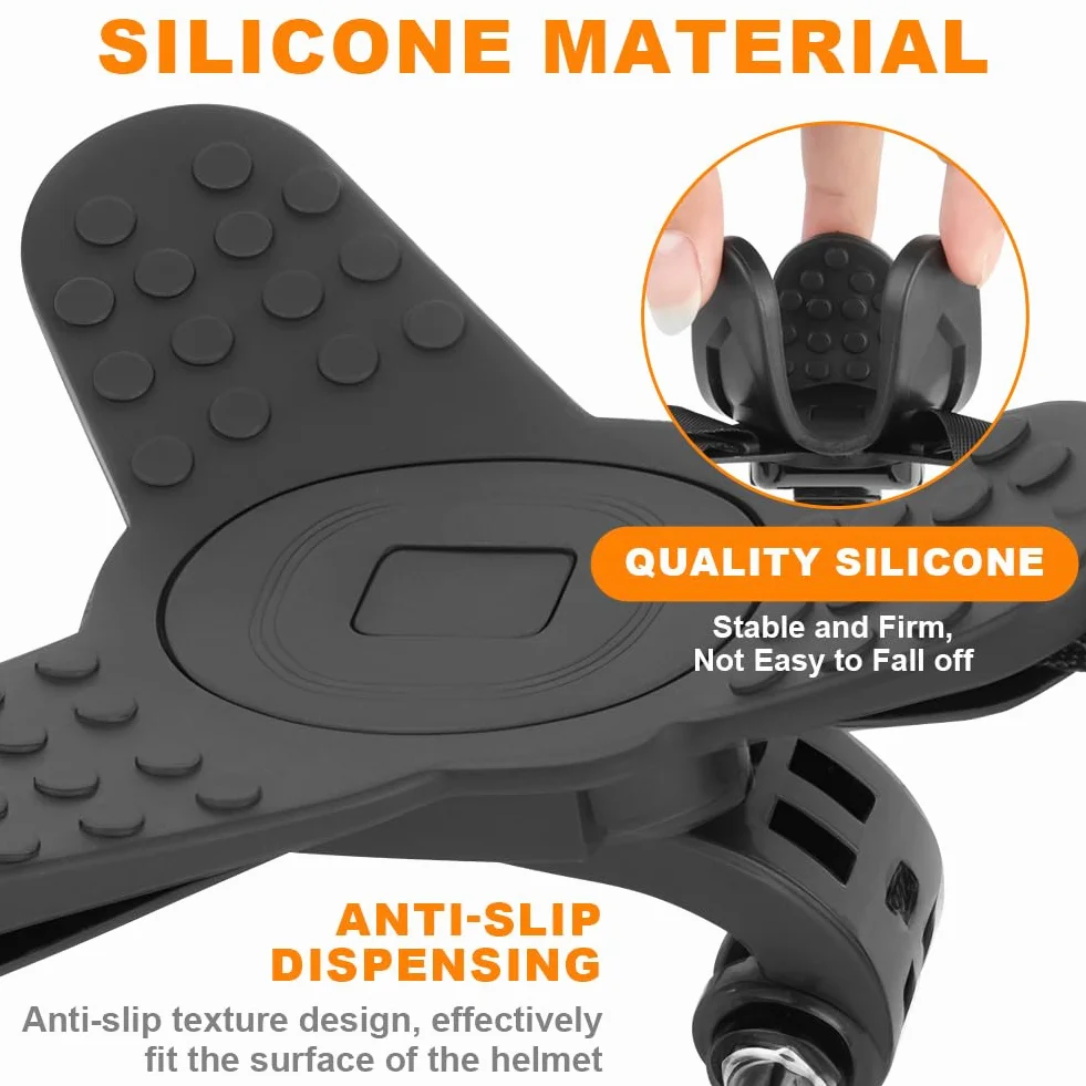 Fascia da Testa per Action Cam, Supporto Imbracatura per GoPro Hero 13-5, DJI Action 5 Pro e Altre Action Camera