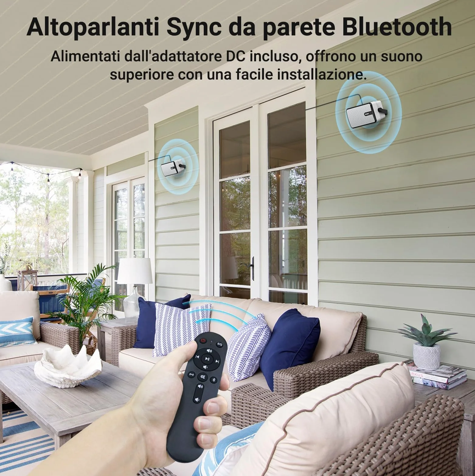 Inwa Cassa Bluetooth Esterni IPX5 Altoparlante Wireless 250W RMS 25W