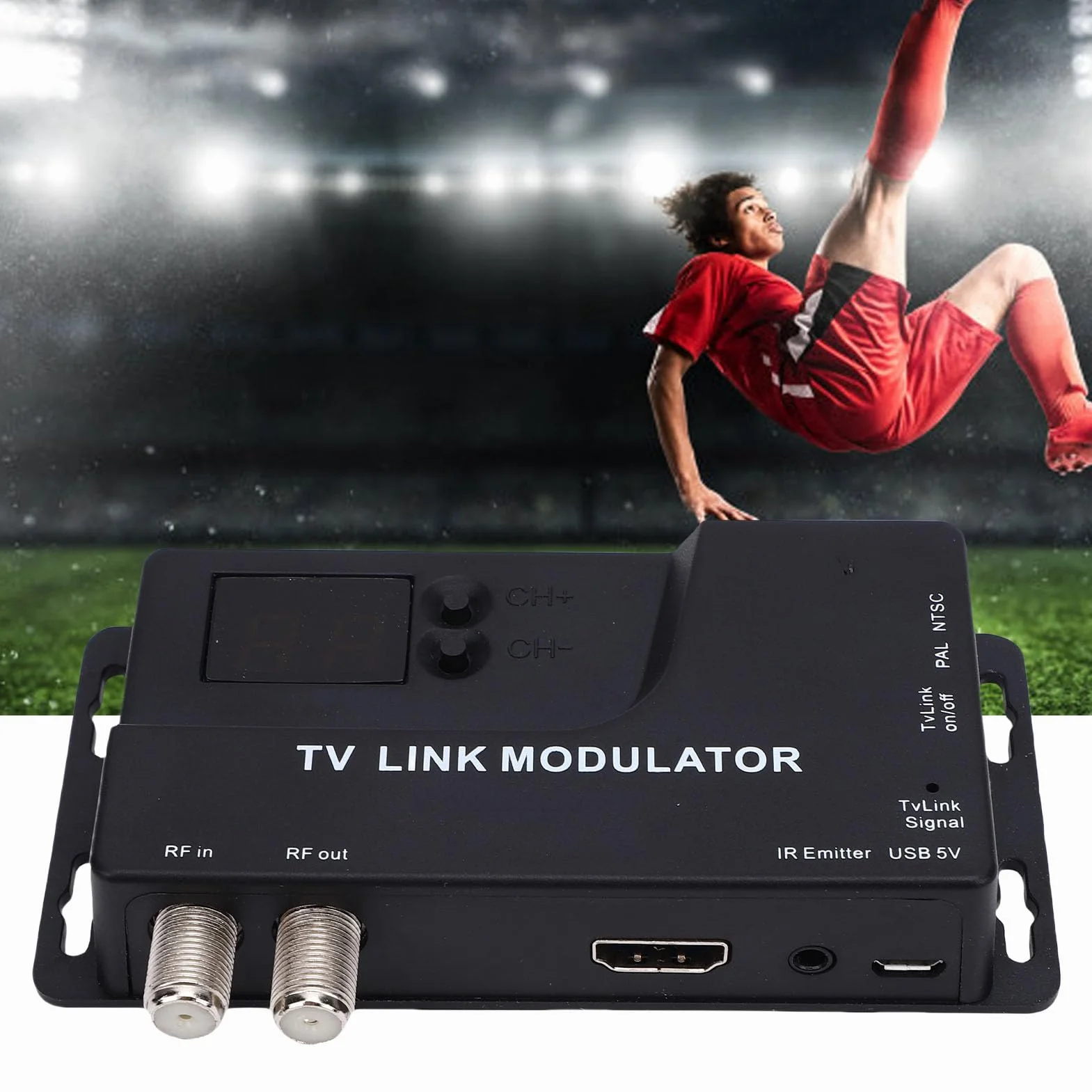 Modulatore RF Convertitore da HDMI a Coassiale 1080P per Vecchia Console di Gioco TV con Telecomando Extender IR