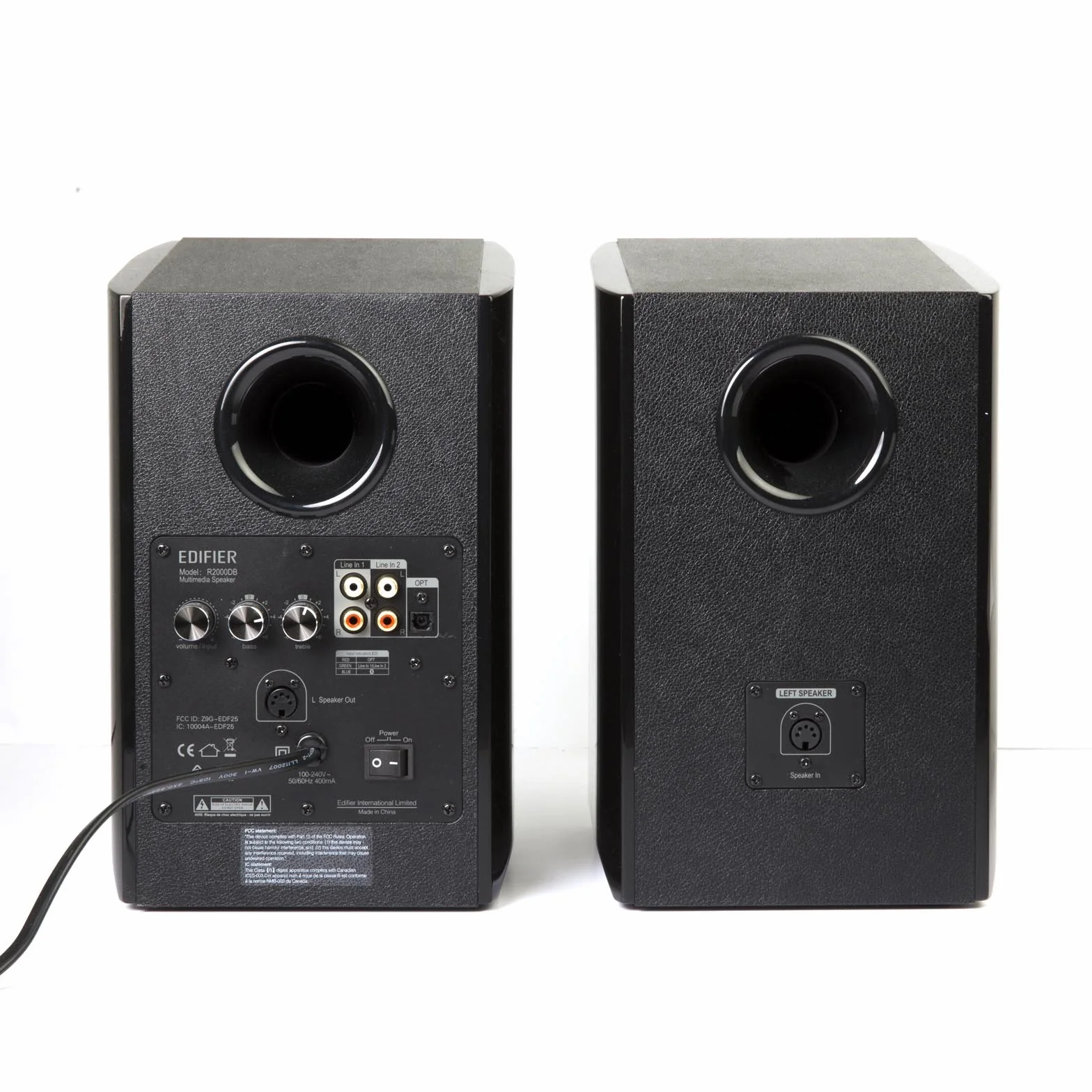 Edifier R2000DB Bluetooth Alimentati Diffusori da Scaffale Monitor Studio Nearfield 120W RMS Nero