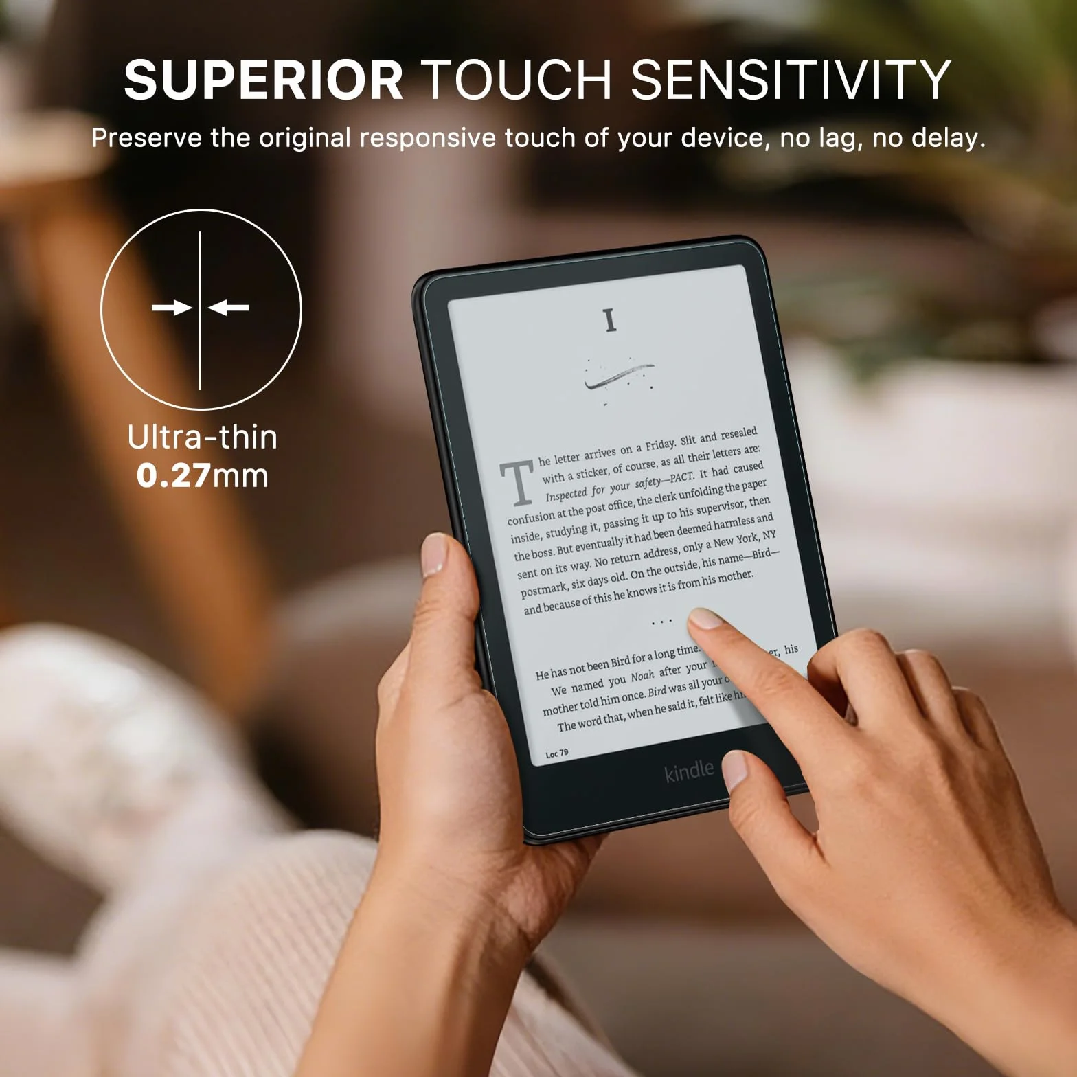 MoKo Pellicole Protettive Schermo Anti Luce Blu per Kindle Paperwhite 7" 12ª Generazione 2024 e Kindle Colorsoft Signature Edition