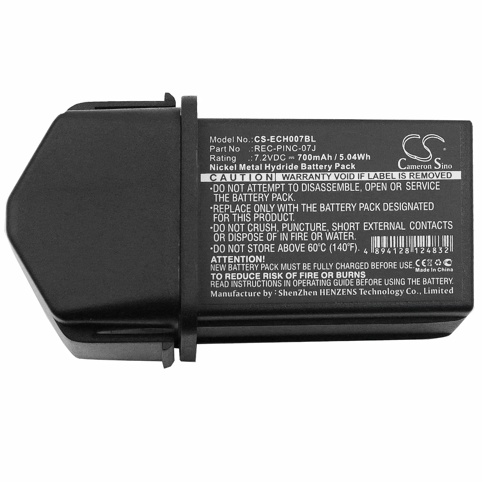 Batteria 700mAh compatibile con CONTROL-07, GENIO-M, TECHNO-M sostituisce PINC-07MH