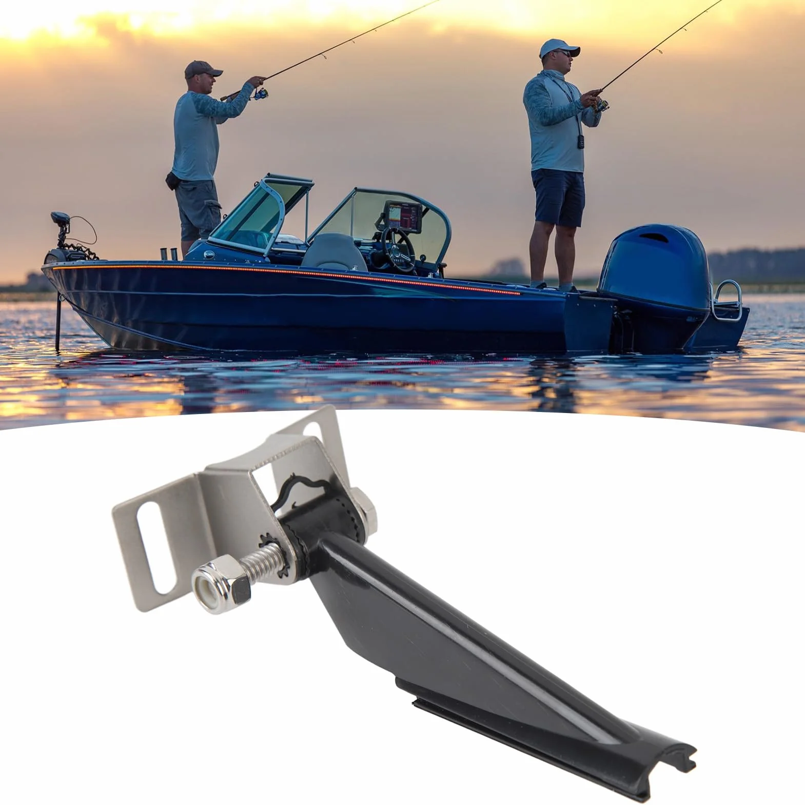 Staffa per Trasduttore Lowrance per Skimmer DSI, Supporto Sostitutivo Resistente