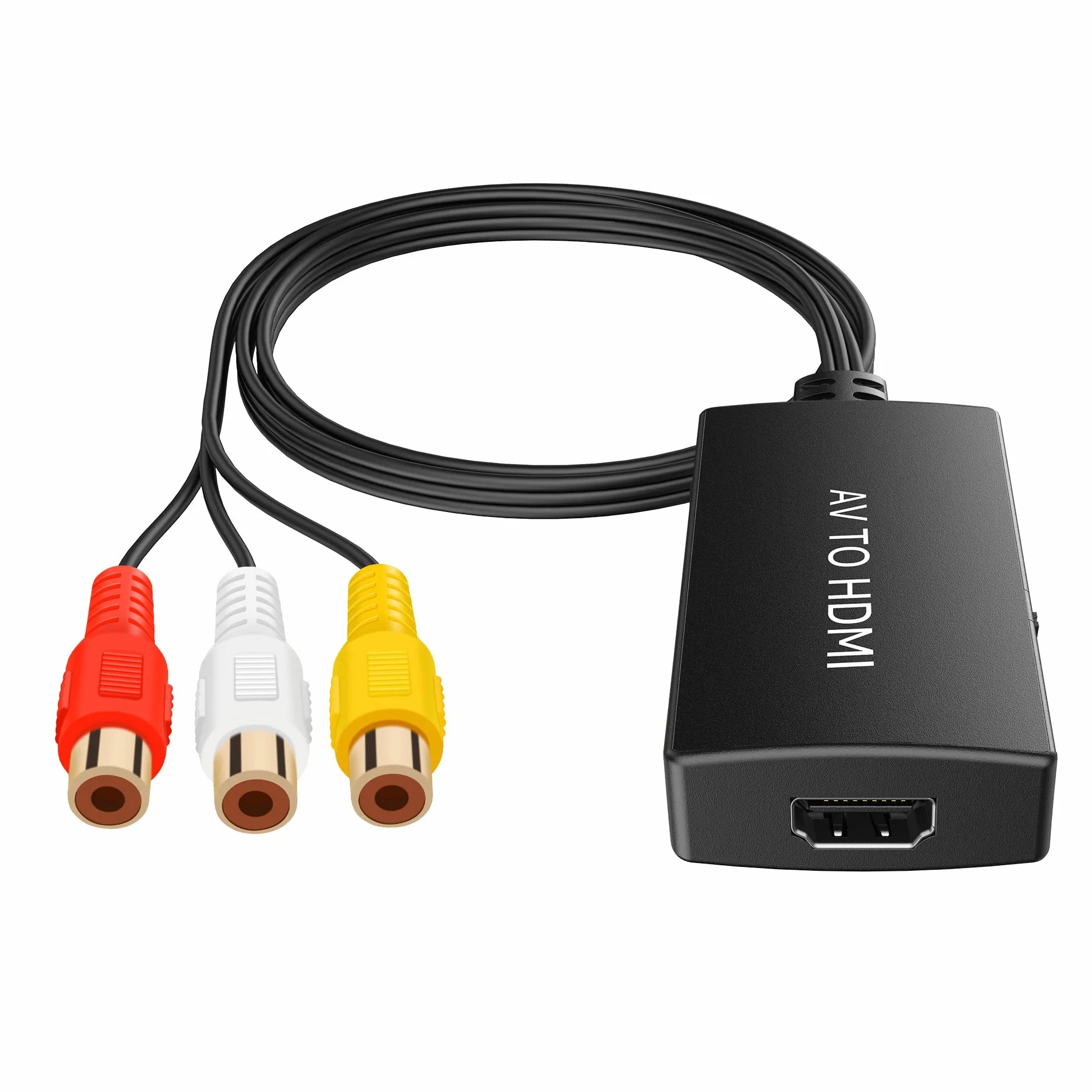 Adattatore RCA a HDMI 1080p Convertitore AV Video Audio per Sky DVD STB HDTV