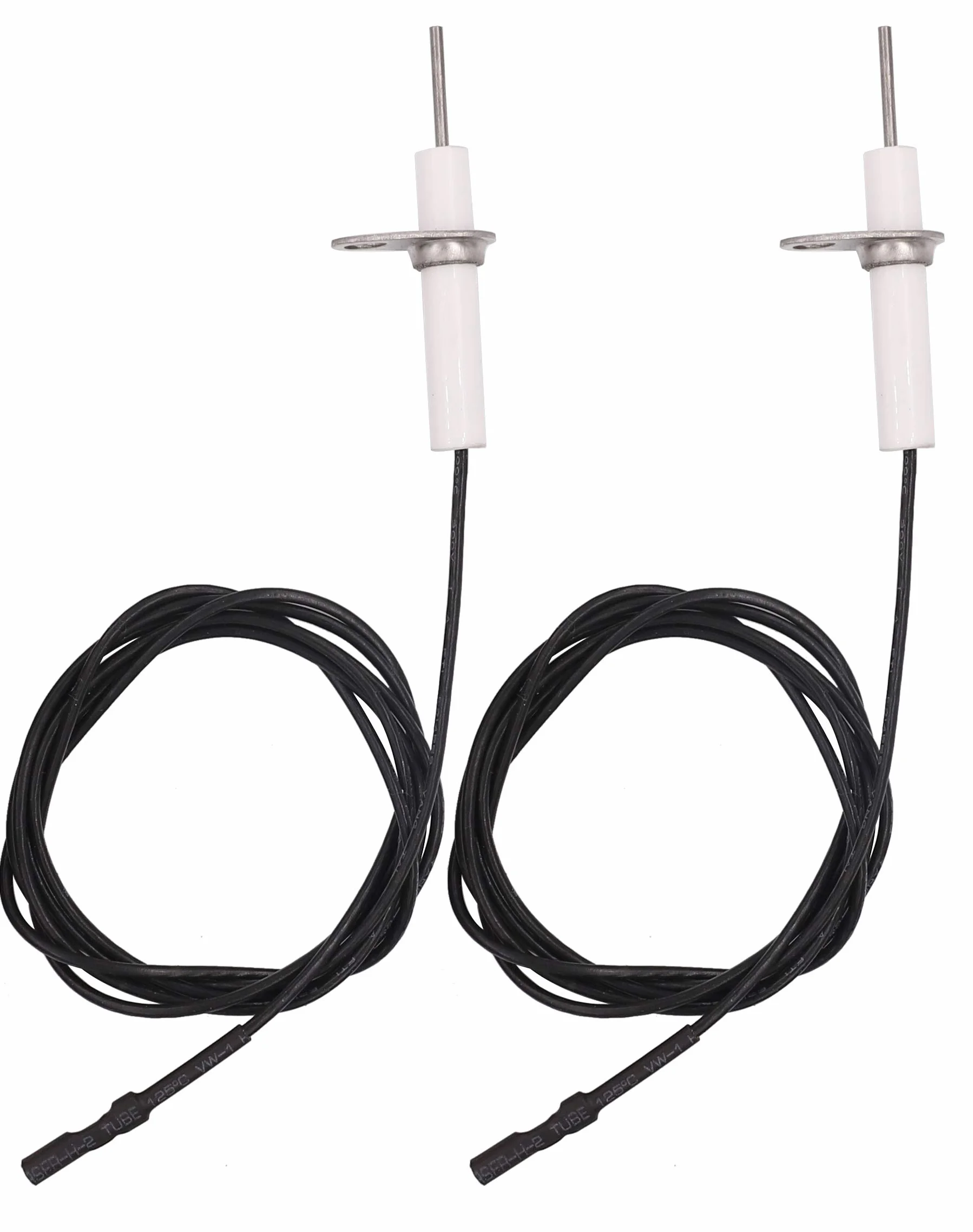 Meter Star 2Pc 38" Ignitor Wire & Ceramic Electrode Assembly Replacement,Ignition Electrode può tadiare per Gas Burner Ceramic Spark Plug