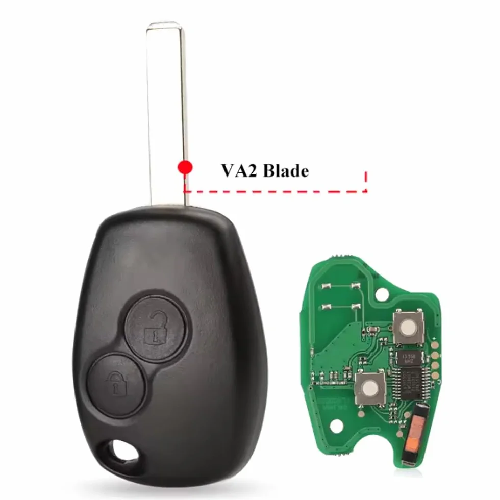Telecomando chiave auto 433 MHz ID46 PCF7946 per Renault Trafic Duster Clio 3 Twingo Movano Dacia Logan Sandero Kangoo