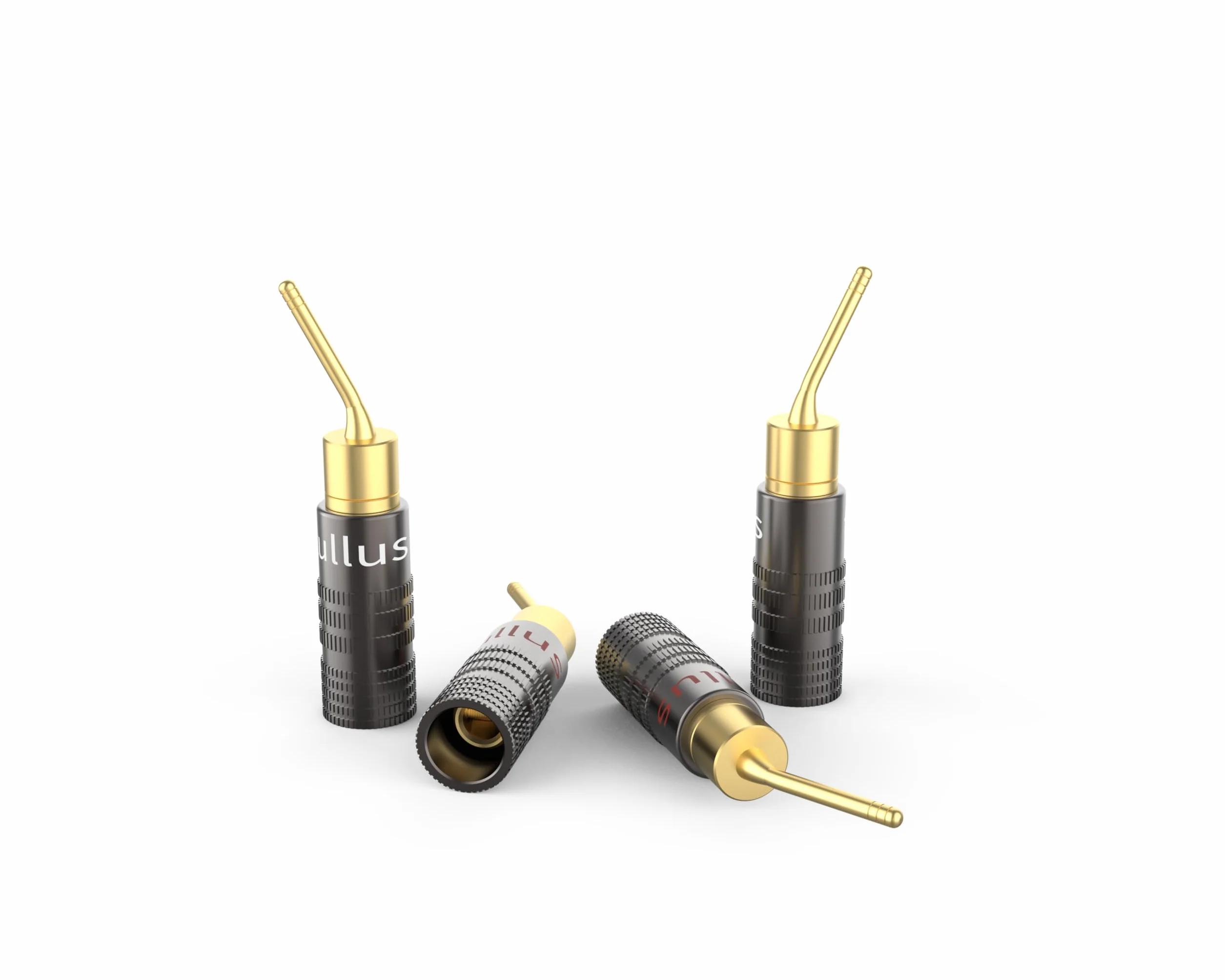 Tertullus 8 connettori a banana 2 mm per cavi 4 mm chiusura a doppia vite 8-20 AWG spinotto banana
