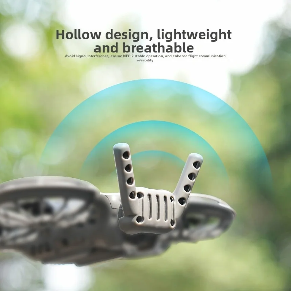 DJI NEO 2 Copertura Protettiva Antiurto PC Tail Antenna Shield Resistente alle Cadute Protezione Modulo Trasmissione Immagini Accessorio Compatto Grigio