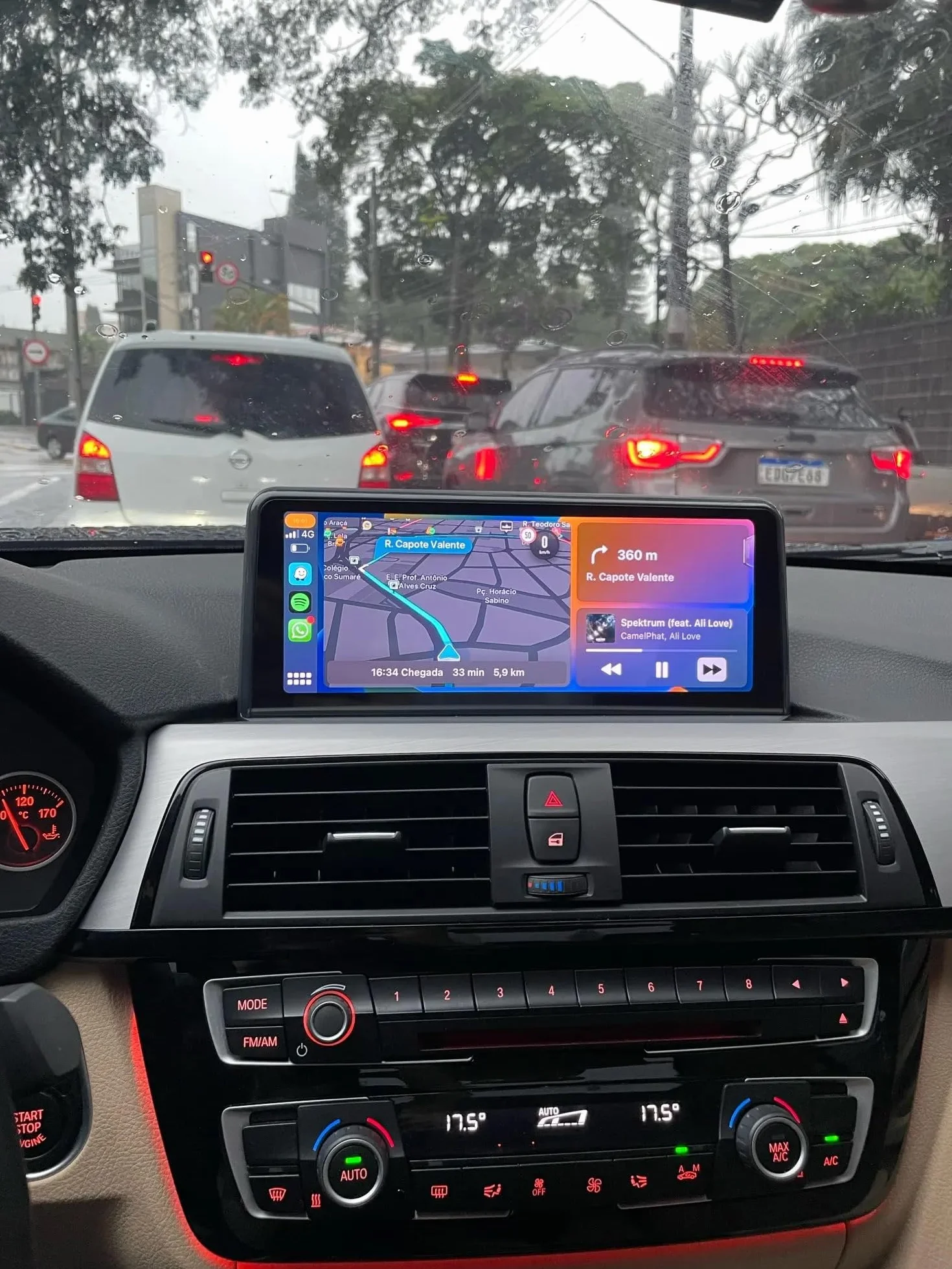 BMW Serie 1 F20 F21 Serie 3 F30 F31 F34 Serie 4 F32 F33 F34 CTB 10.25" CarPlay Android Auto Schermo Touch Retrofit Plug & Play