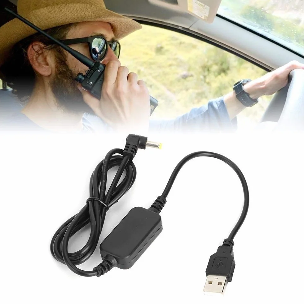 USB Charger Cable 1.2m for Yaesu VX-6R VX7R FT60R VX177 Walkie-Talkie Radio