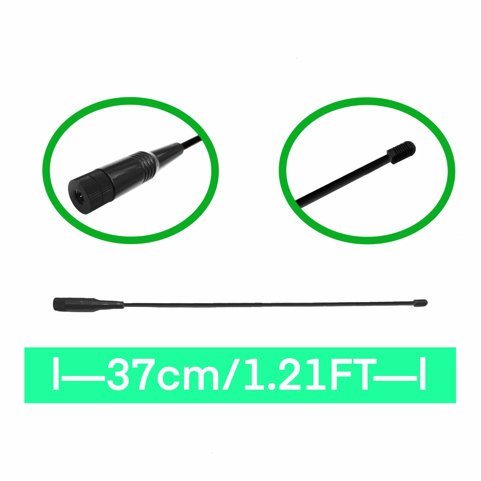 Antenna di ricezione flessibile per GPS Garmin Alpha 100 200 200i Astro 220 320 430, cavo lungo nero