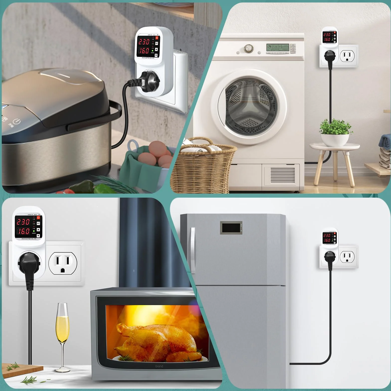 Presa Antifulmine Jadeshay Adattatore Protezione Sovratensioni AC220V 16A