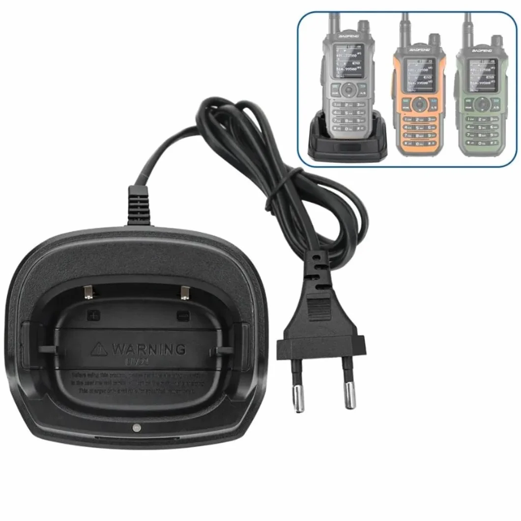 Caricatore Baofeng UV-21 Pro 8,4 V DC base di ricarica per Walkie-Talkies