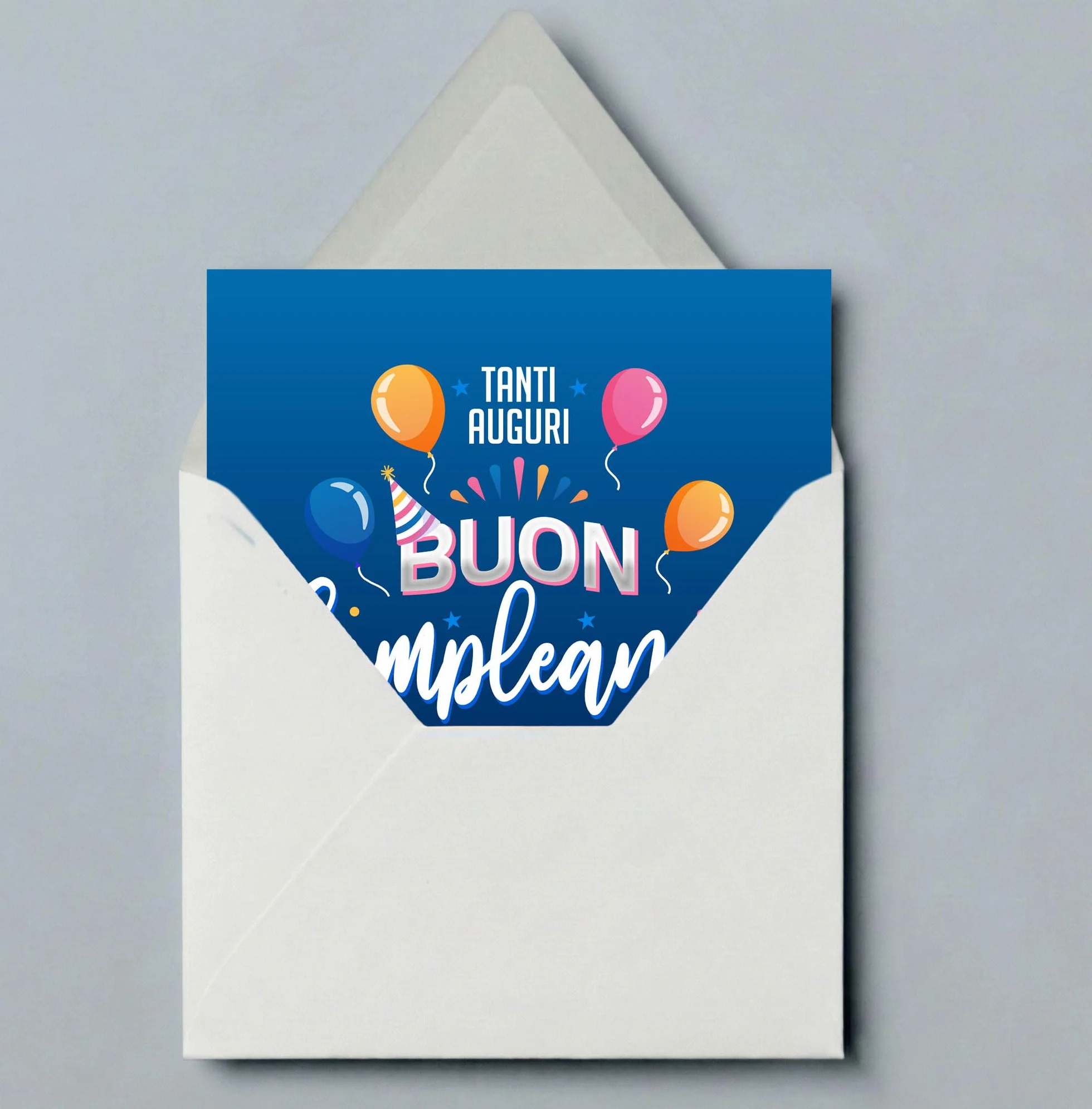 GHIBLI Biglietto Auguri Compleanno con Busta - Greeting Card Festivo Universale per Uomo Donna Bambini
