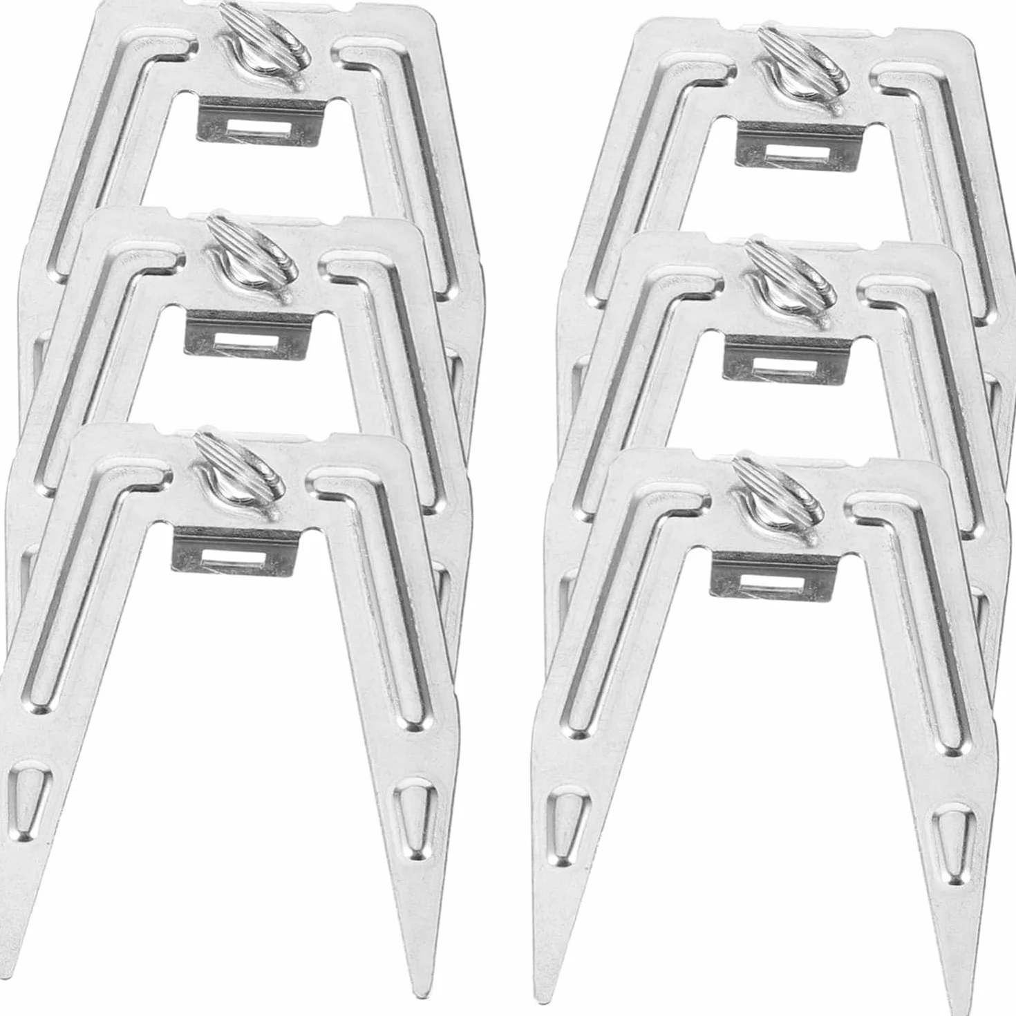 6 Set In Acciaio Inox Friggitrice Ad Aria Forchetta Pollo Arrosto Forchetta Pesce Carne Grigliata Forchetta Agnello Tacchino Forchette Per Griglia Girarrosto Girarrosto Bbq Cucina (argento)