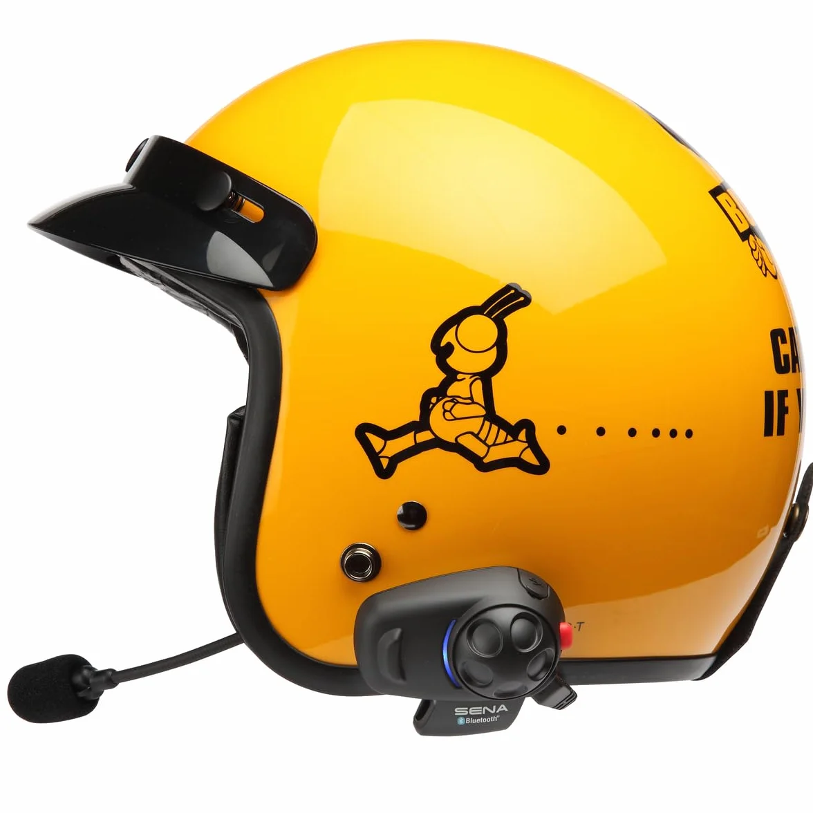 Sena SMH5 Auricolare Interfono Bluetooth Scooter Motocicli Nero Confezione Doppia
