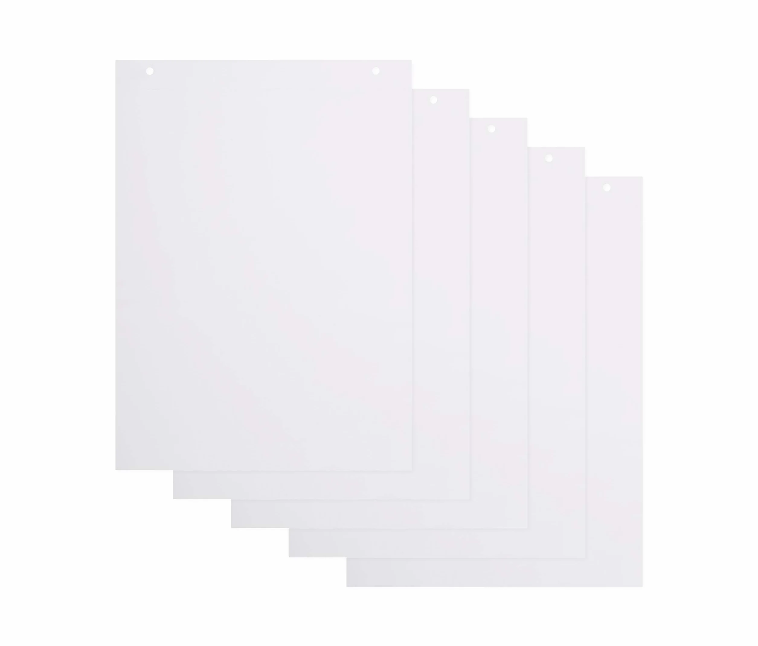Blocco Per Lavagna Di Carta Bianca A1 585x810mm 60gr/m2 20 Fogli Confezione Da 5