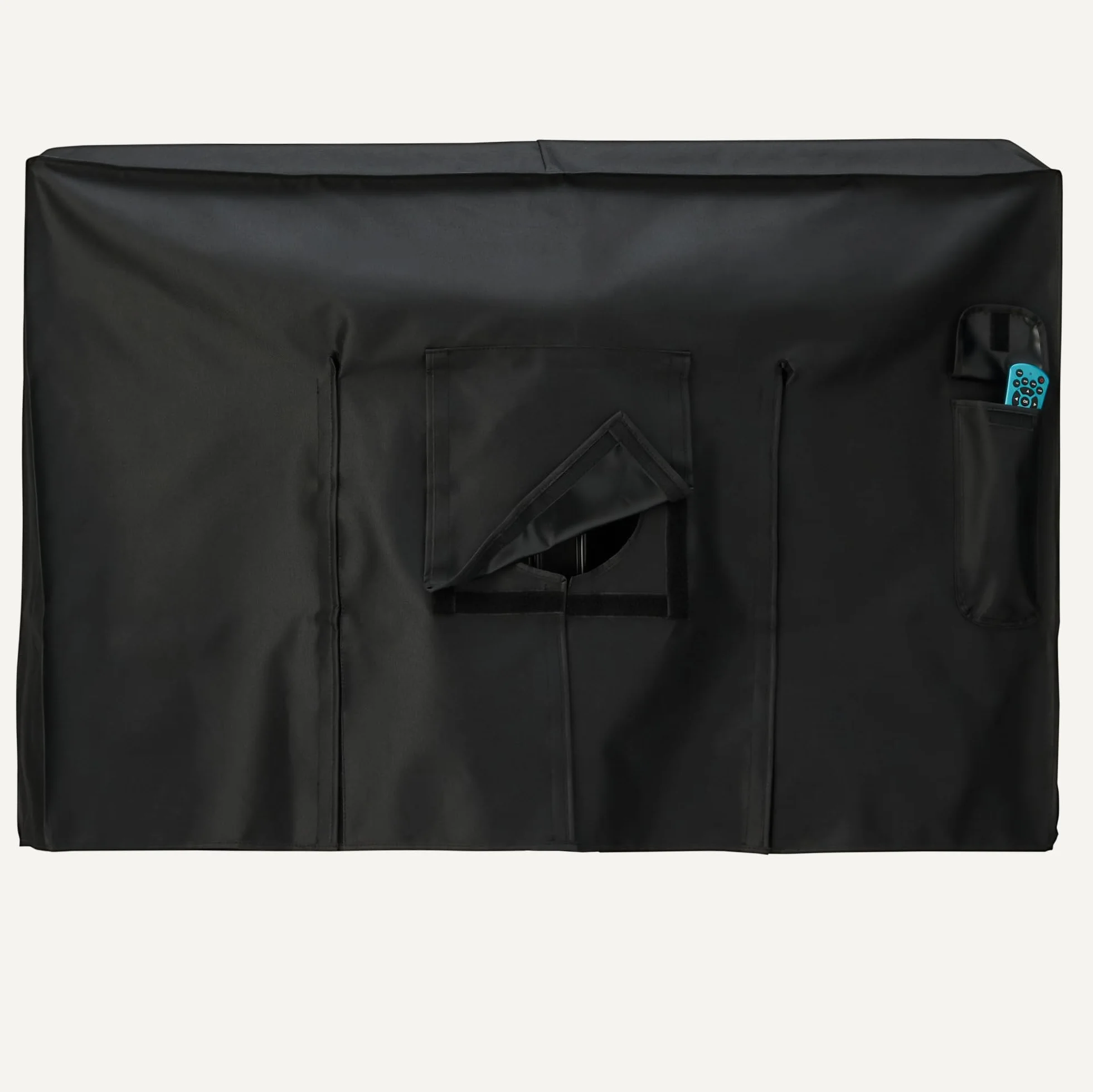 Amazon Basics, Copertura impermeabile per TV da esterno 52-55 pollici, 131,3 x 13,7 x 78,7 cm, Nera
