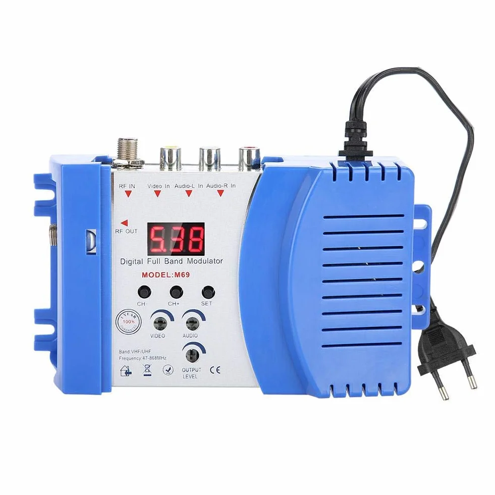 Bewinner Modulatore RF Digitale Universale Compatto Convertitore di Segnale TV
