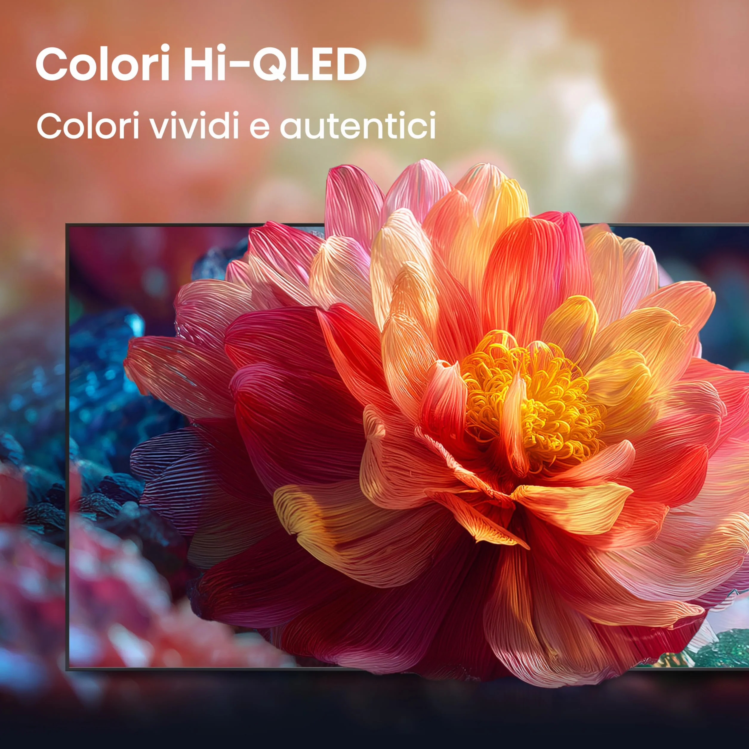 Hisense Smart TV QLED 43" 4K 43E7DS, 60Hz, Dolby Atmos, VIDAA OS, Dolby Vision IQ, HDR 10+