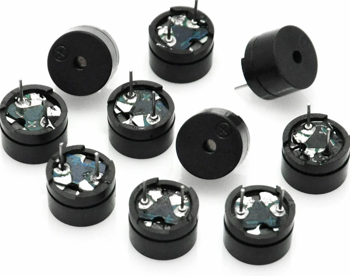 Buzzer Elettromagnetico Passivo 50 Pezzi 3V 5V 9V 12V 16 Ohm 2KHz AC Altoparlante