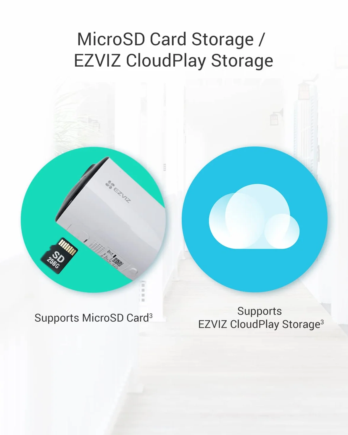 EZVIZ CB3 Telecamera Wi-Fi a batteria da esterno, Visione notturna a colori, 120 Giorni durata batteria, Impermeabile, Rilevamento Persone