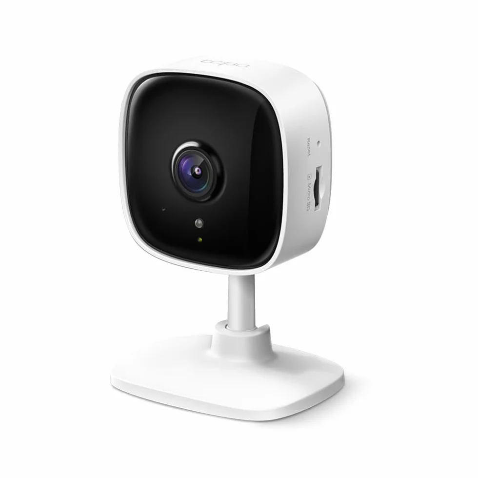 Tapo C100 Telecamera Wi-Fi Interno FHD Visione Notturna Audio Bidirezionale Movimento MicroSD 512GB